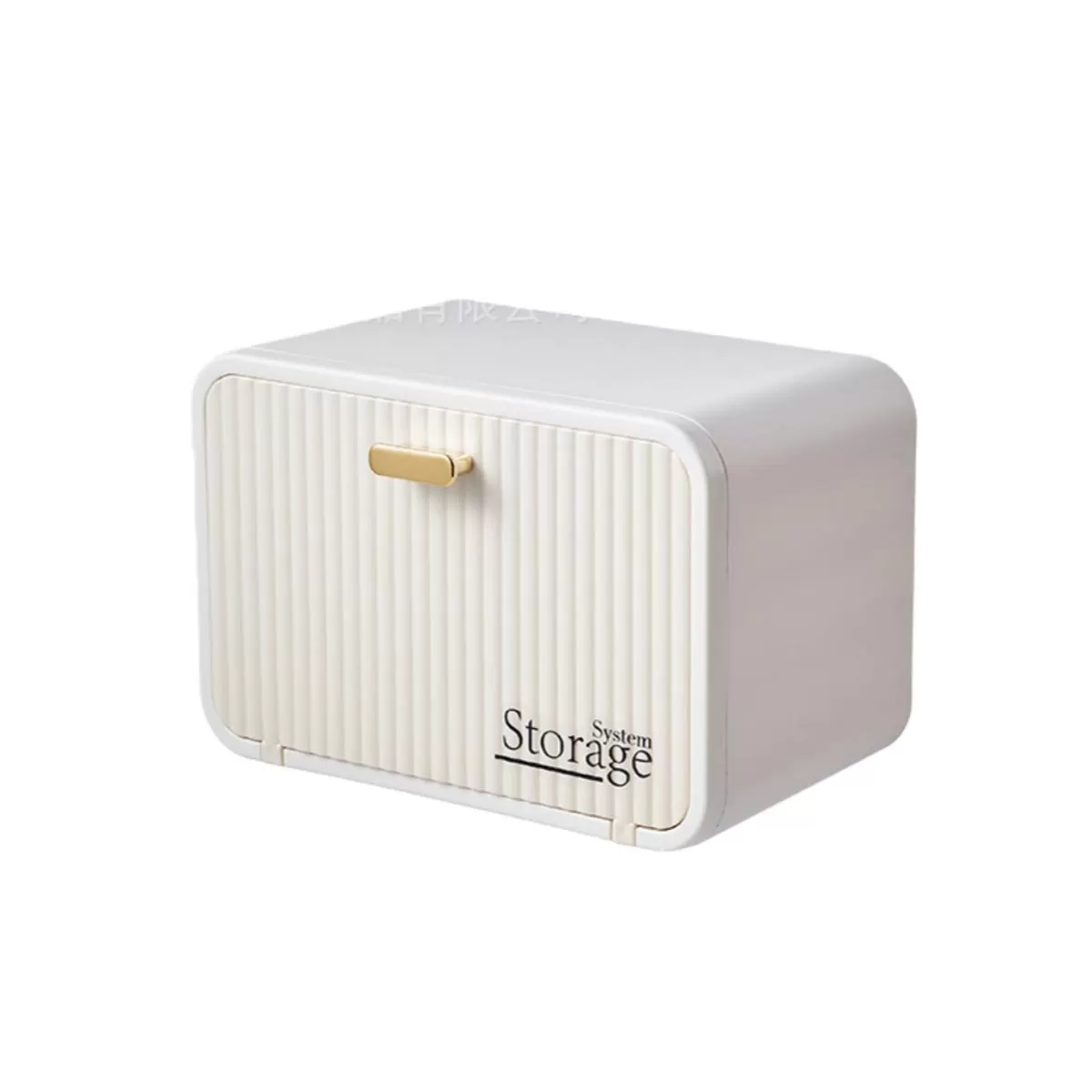 INF Väggmonterad förvaringslåda för ansiktsservetter utan borrning - Organizer för badrum Beige
