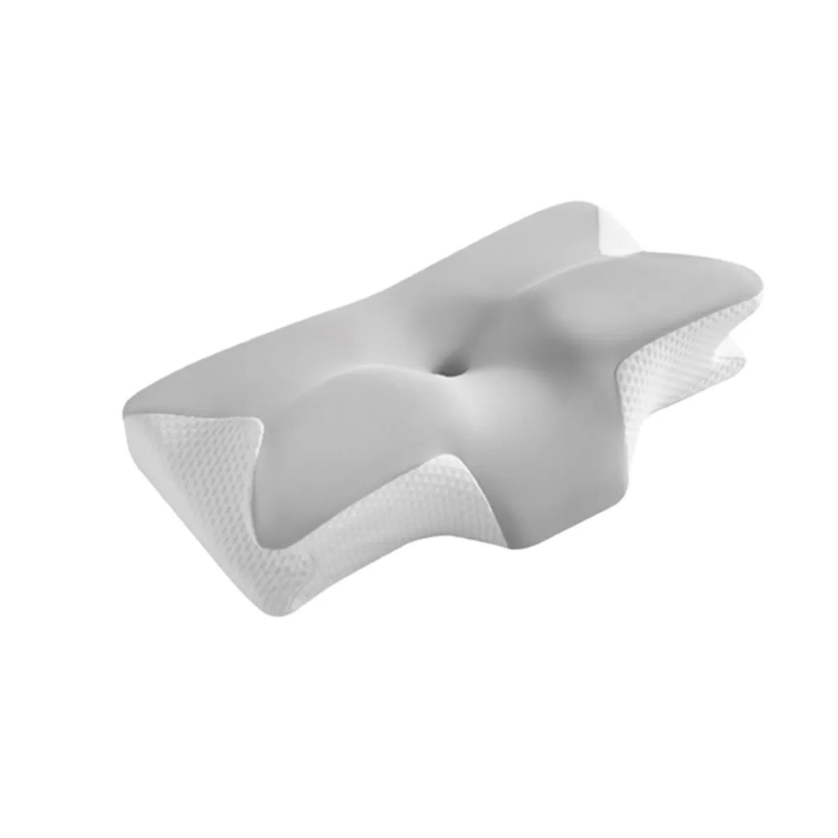 INF Fjärilsformad Memory Foam Kudde - Ortopediskt Nackstöd för Hemanvändning