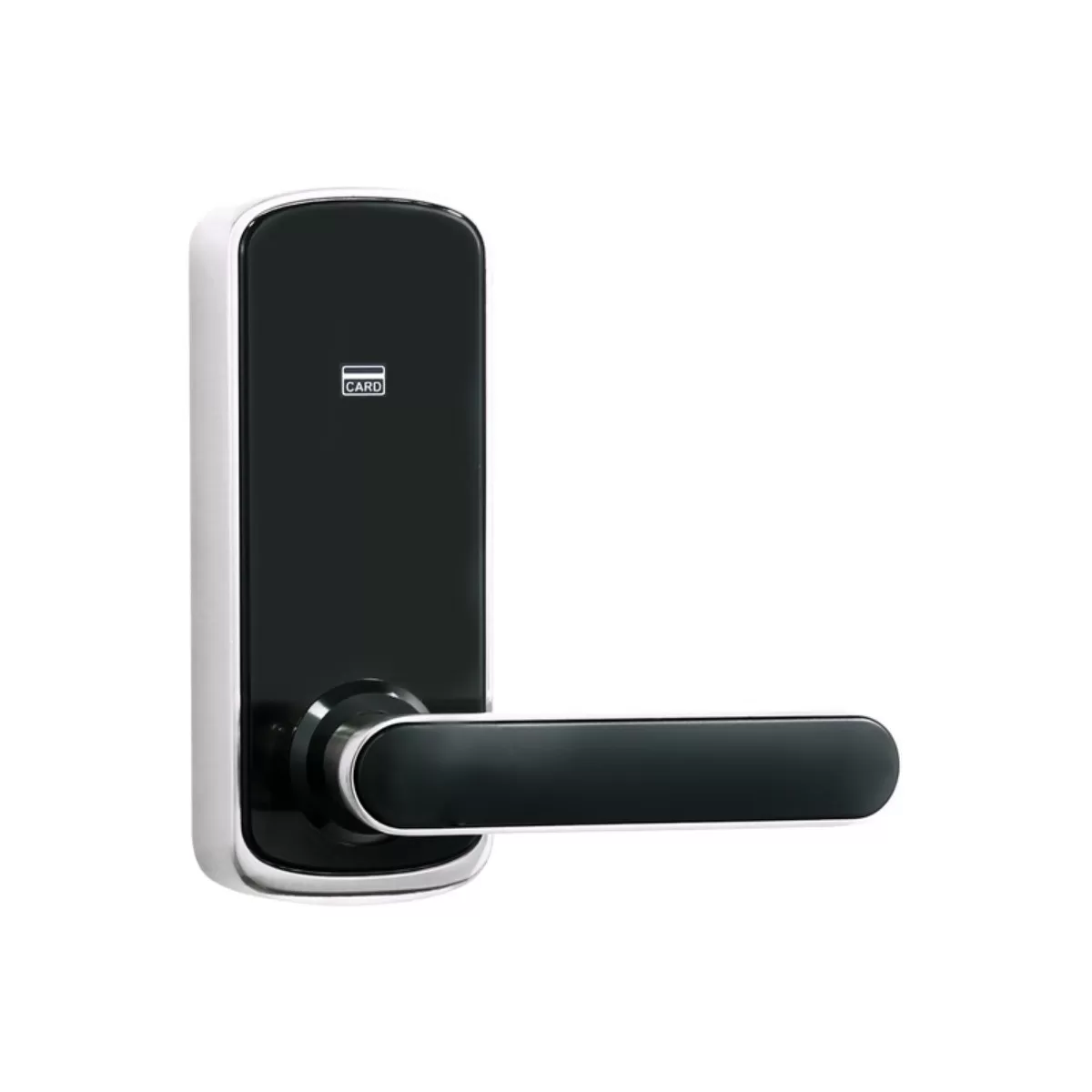 INF Enkelt Lås Smart Lås med RFID-kortåtkomst och Mekanisk Nyckelbackup Silver