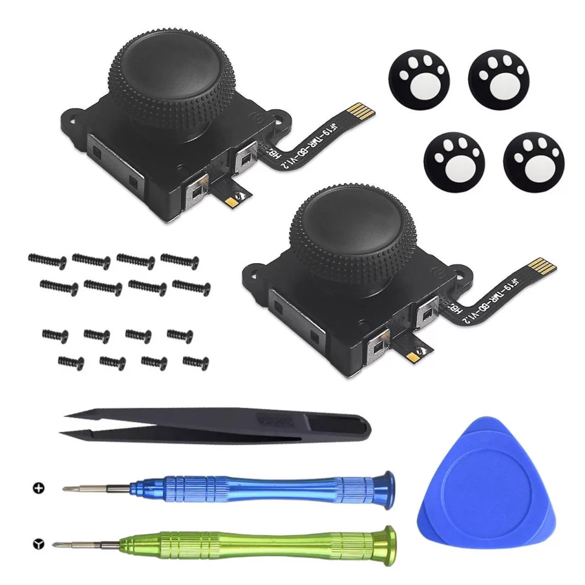 INF Switch Vänster/Höger Joy-Con TMR Joystick Ersättningskit - Fixa Joy-Con Drift