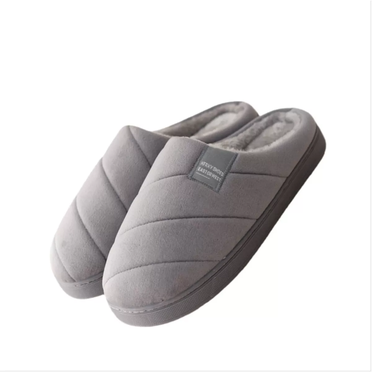 INF Varma Vintertofflor med Plysch - Halkfria Innetofflor 44