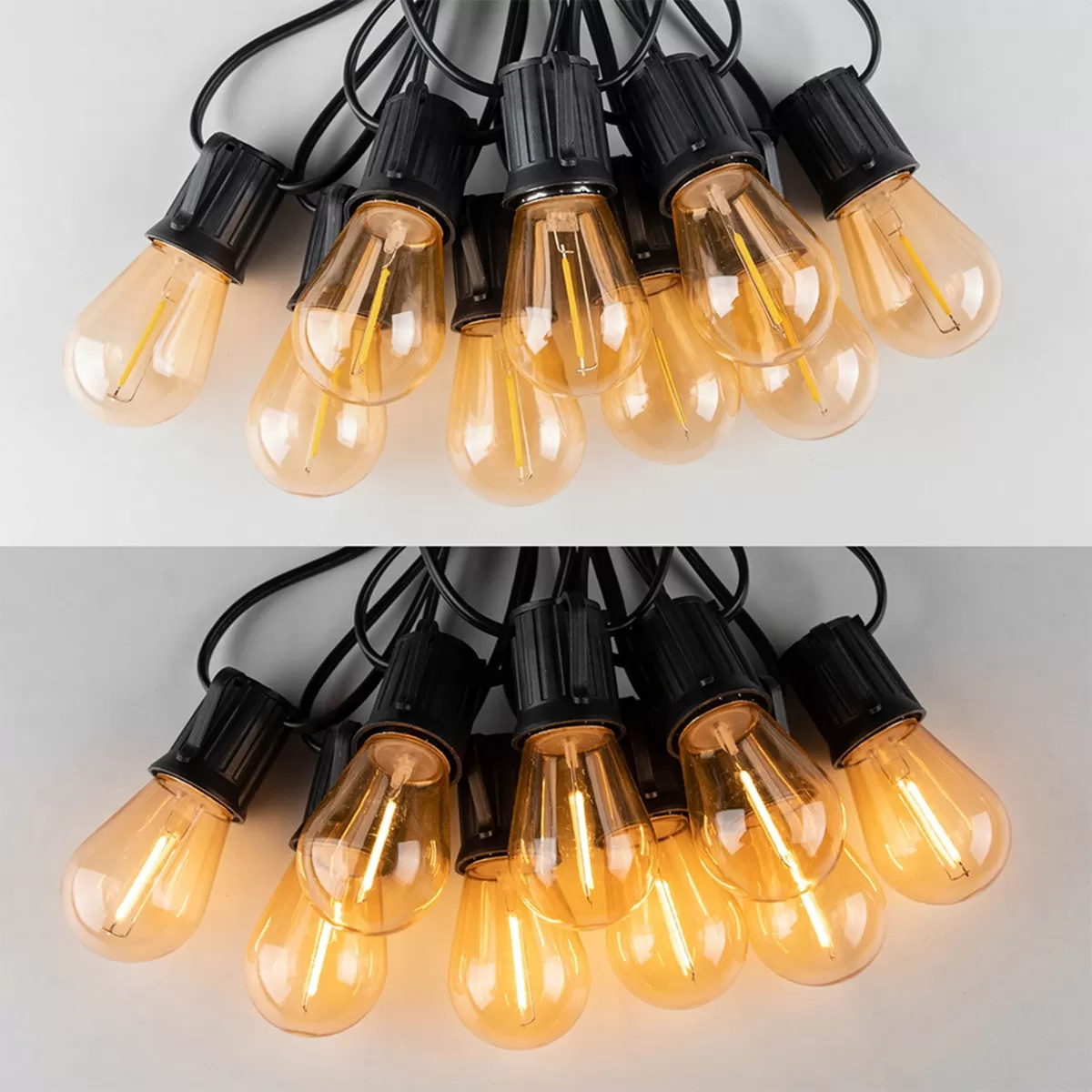 INF 15M LED Dekorativa Ljusslingor - 1W, EU-kontakt, Vattentät Utomhusbelysning