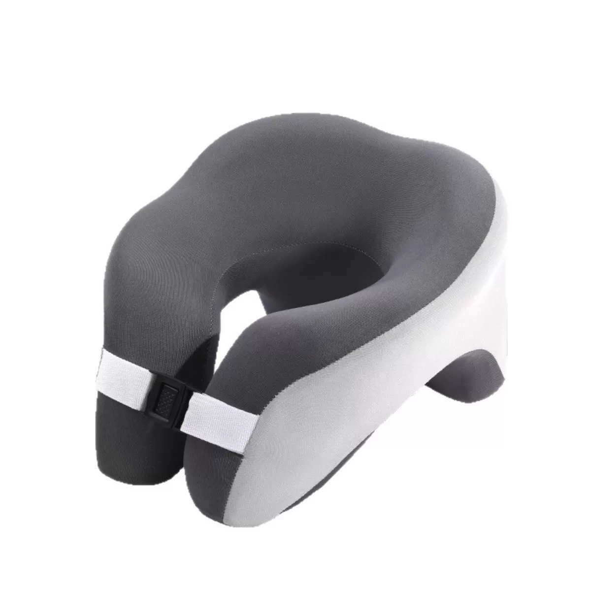 INF Ergonomisk Kontorslur Kudde - Multifunktionell Minnesskum Sovkudde för Skrivbord Grå