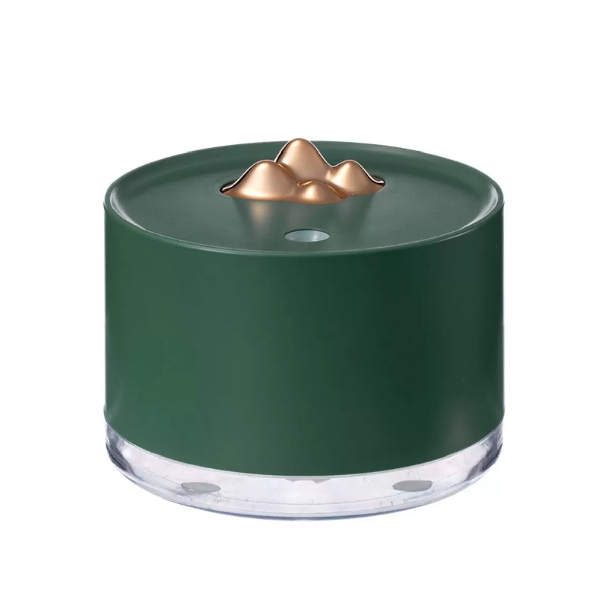 INF Uppladdningsbar Luanshan Luftfuktare: Portabel USB Skrivbordsluftfuktare med Nattlampa Grön