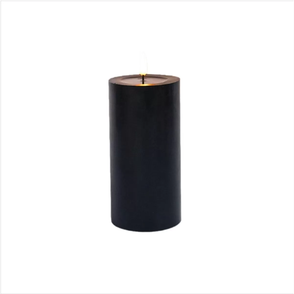 INF Magic Black Series LED Flamfri Ljus - 7.5cm x 15cm - Batteridriven