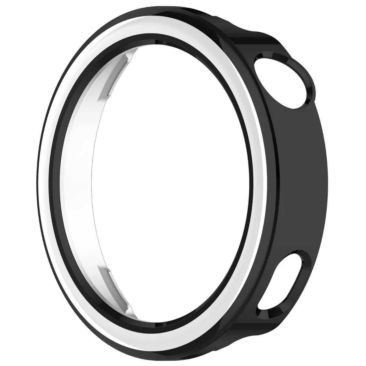 INF PC Ihåligt Keramiskt Vitt Klockfodral Kompatibelt med Huawei Watch GT6 41mm & GT5 41mm - Svart