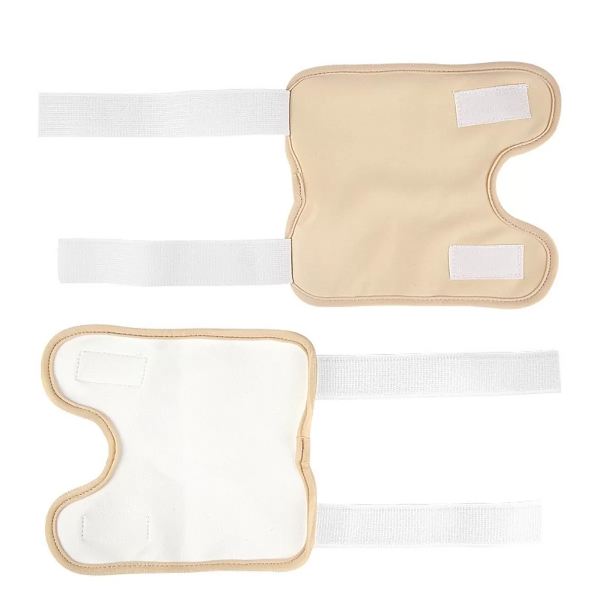 INF Återanvändbart knäskydd med ricinolja (par) - Justerbart och bekvämt