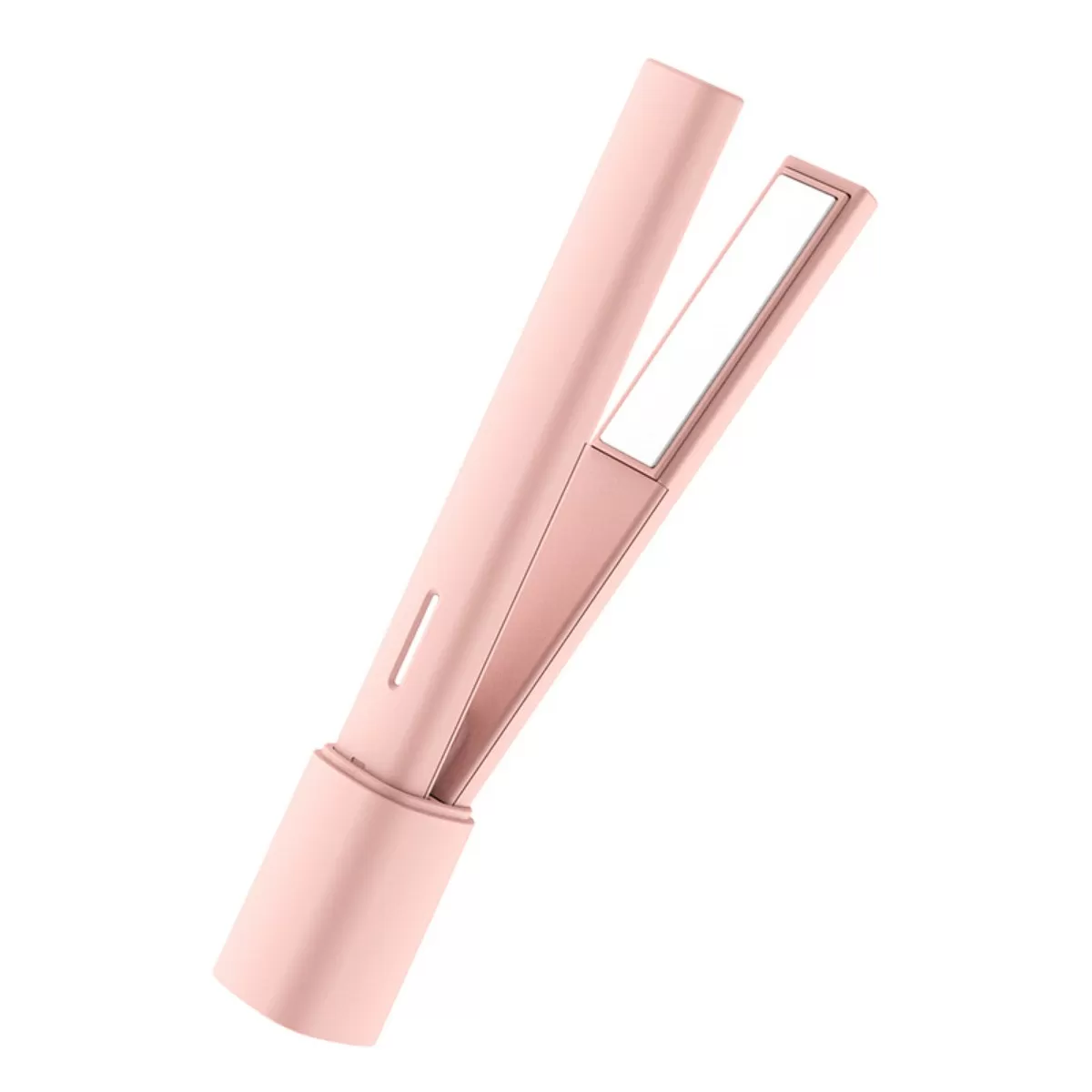 INF Bärbar USB-driven Mini Hårkrullare med Keramisk Beläggning - Rosa