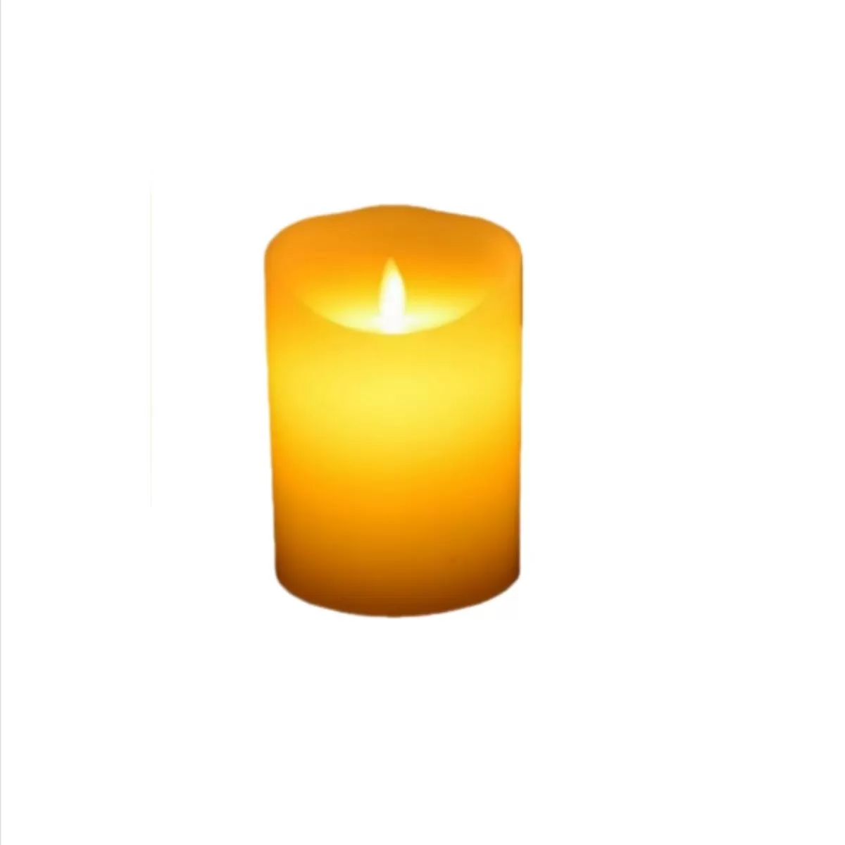 INF Glänsande flimrande 7,5x8 cm LED-ljus - Flamfri, batteridriven