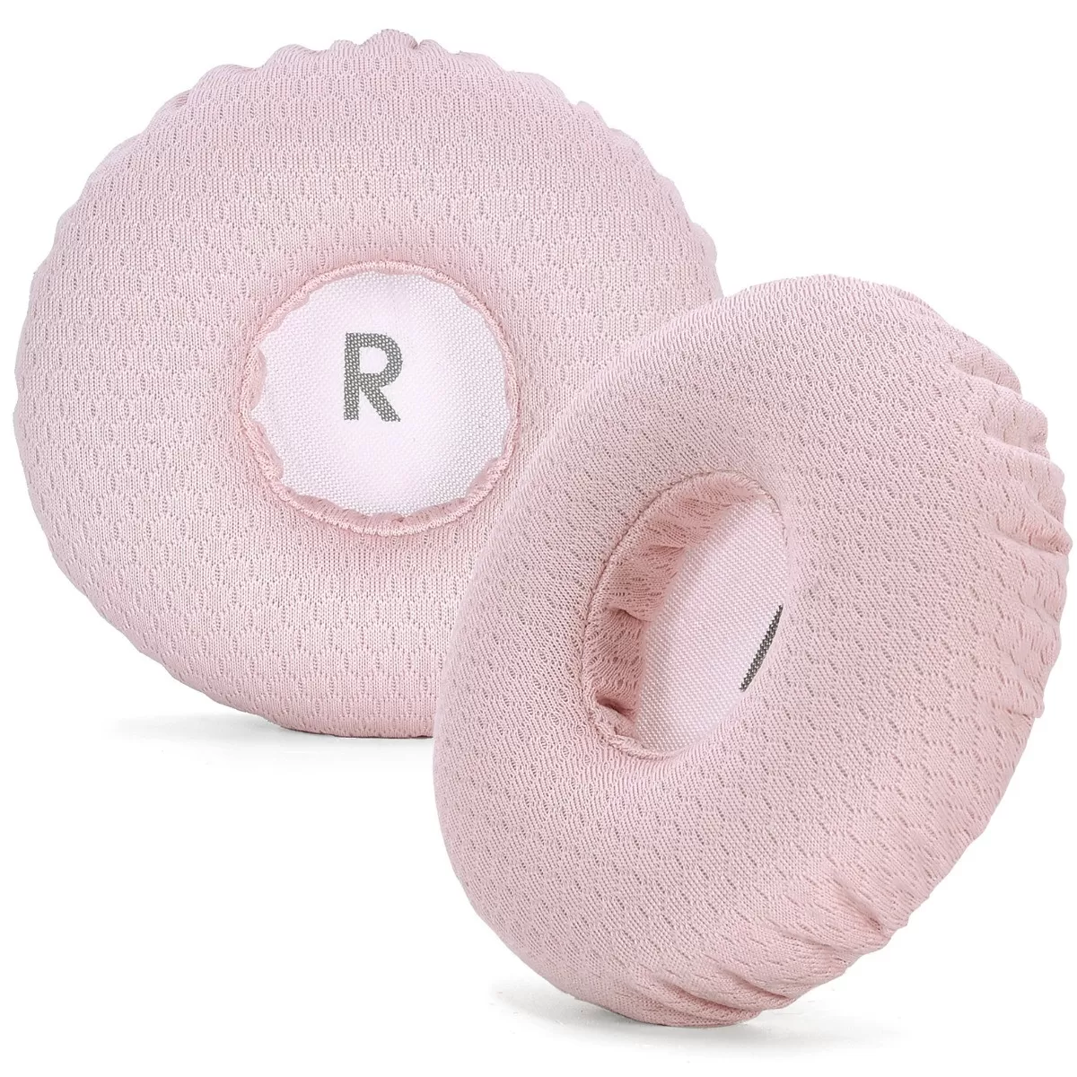 INF 2 st Öronkuddar Ersättning Kompatibelt med JBL JR300 T450BT T500BT Tune600, Fotbollsnät Memory Foam Öronkuddar Rosa