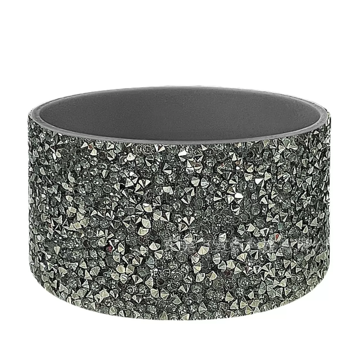 INF Isolermuff för Tumbler - Silverspetsig Botten Grå Diamant/Purpurbrun Koppmuff, Universell Passform