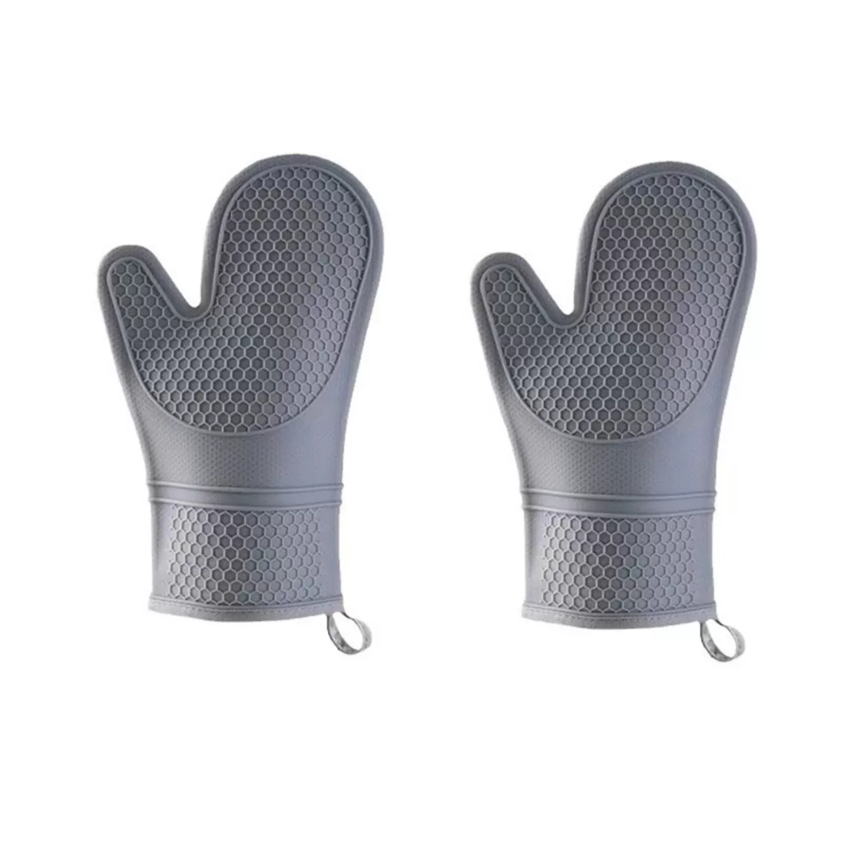 INF Silikonugnshandskar (2-pack) - Värmebeständiga kökshandskar för bakning och matlagning