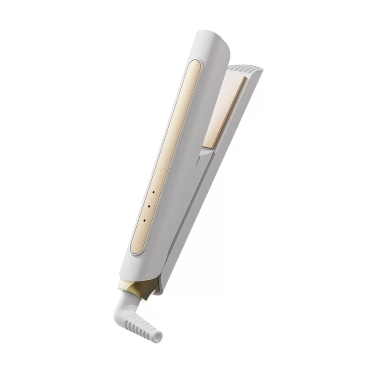 INF MINI 2-i-1 Plattång och Locktång - Portabel Stylingverktyg Vit