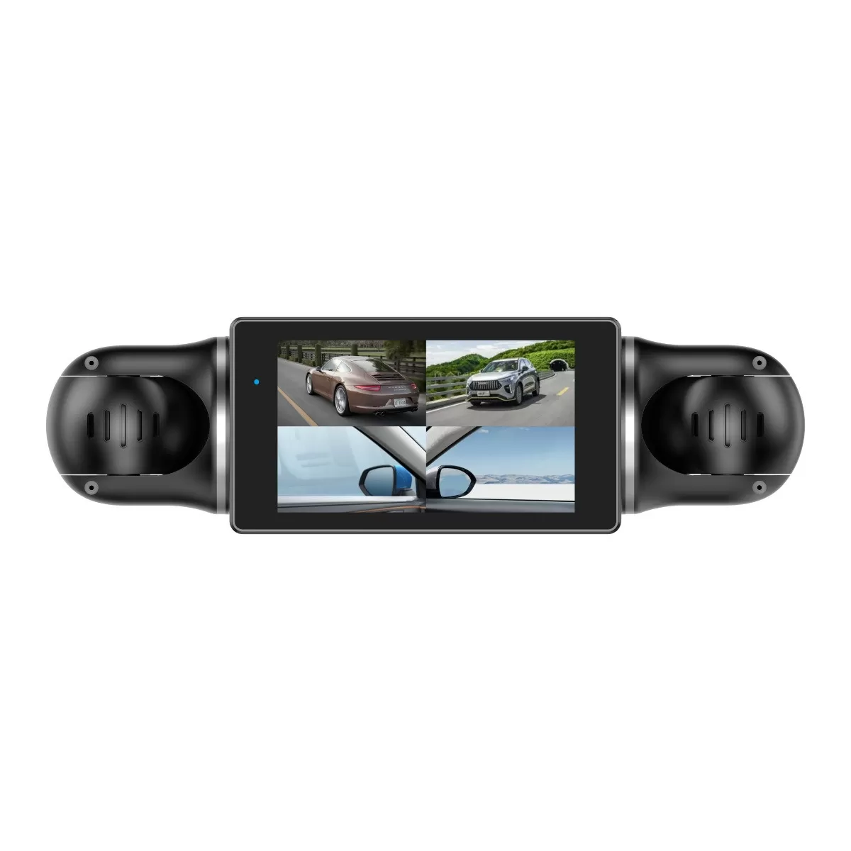 INF Högupplöst Quad Lens WiFi Dash Cam C312/Y10 - Fyrkanalsinspelning med 32GB TF-kort