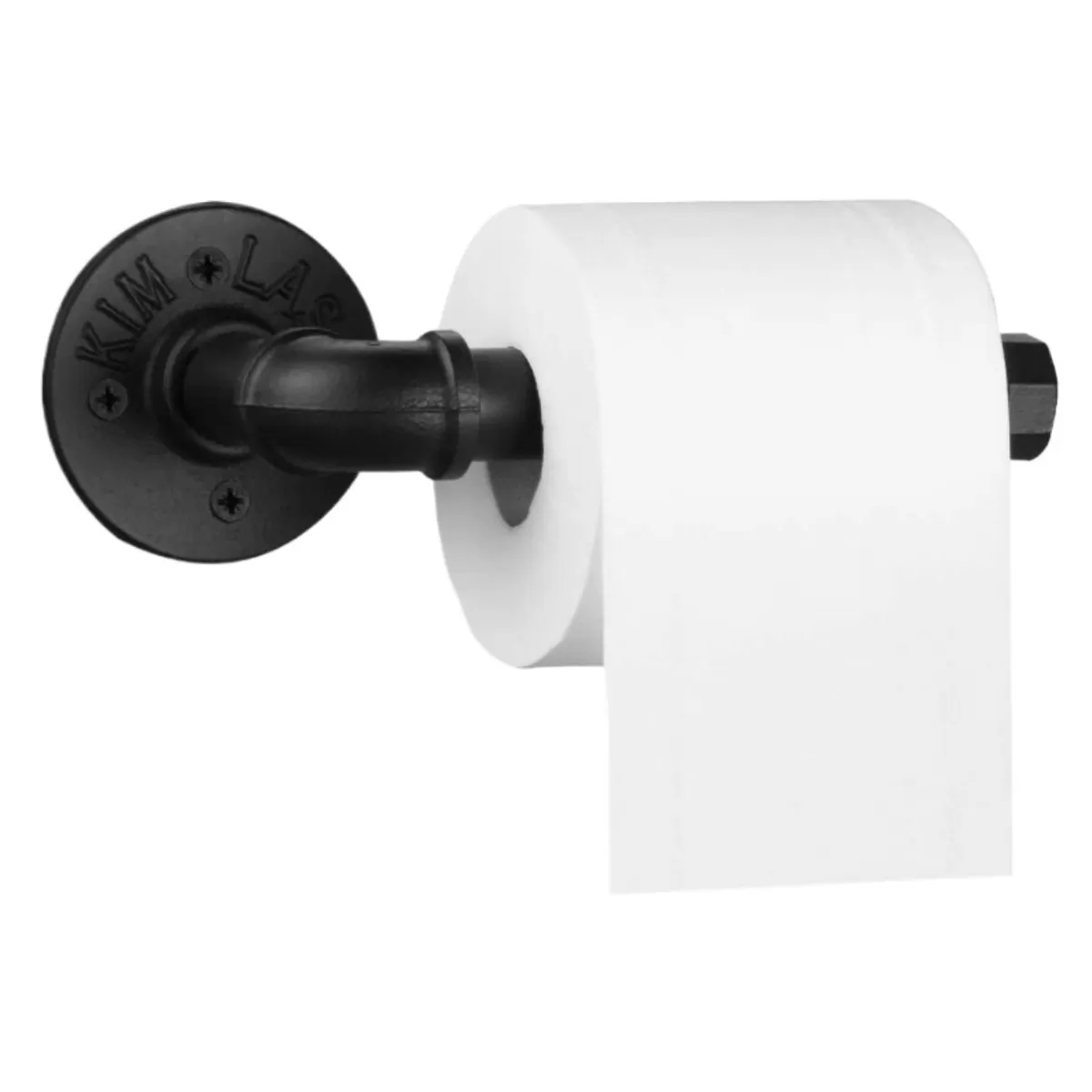 INF Industriell Pappershanddukshållare av Rör - Väggmonterad Dispenser av Järn