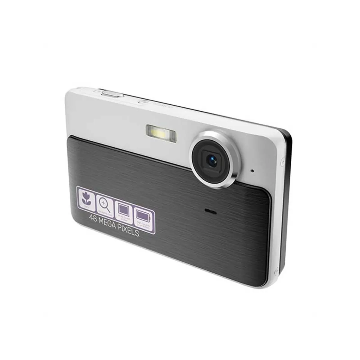 INF Kompakt Svart Digitalkamera - 48MP, 16x Zoom, Bildstabilisering