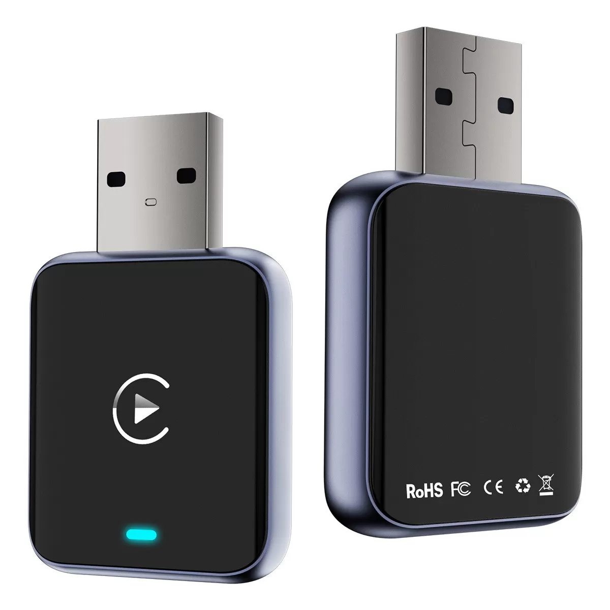 INF Trådlös CarPlay-adapter: Smart Bilanslutningsbox Blå