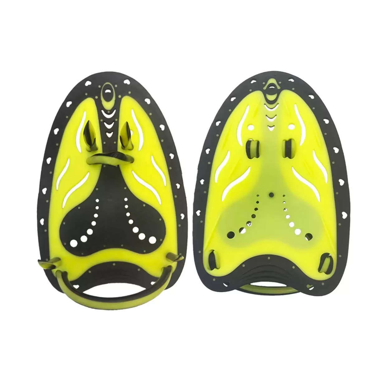 INF Simträningspaddlar - Förbättra Teknik & Hastighet Gul