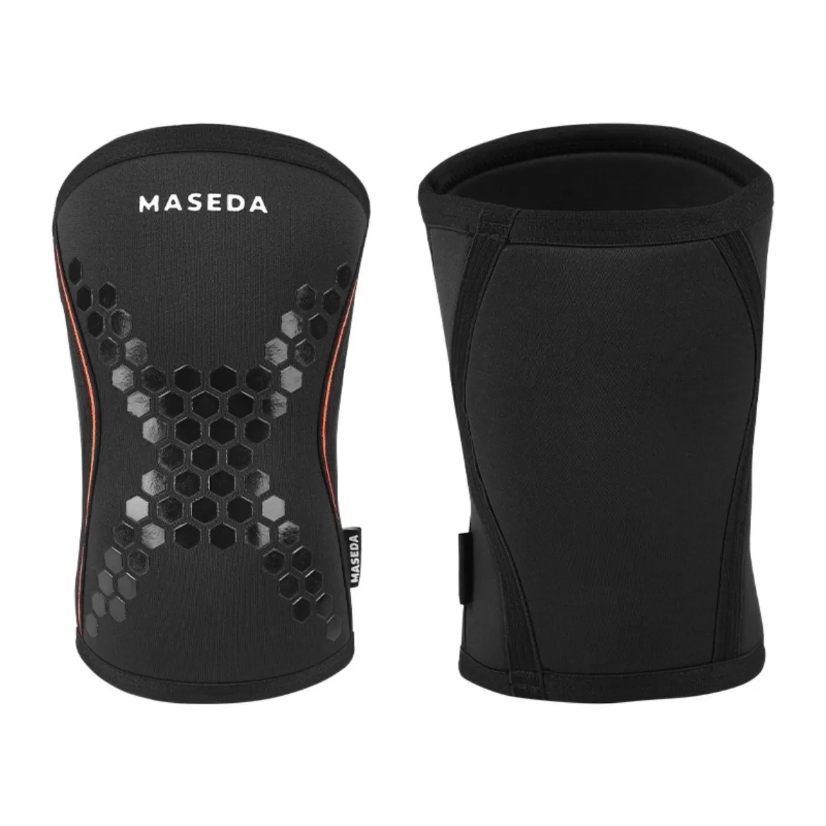 INF 7mm Neopren Knäskydd (Par) för Knäböj & Tyngdlyftning - Stötdämpande & Halkfria L