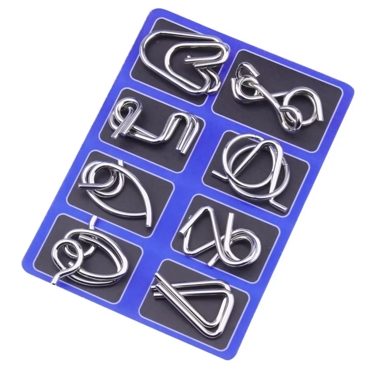 INF Memory Iron Ring Puzzle Set - Hjärngympa Interlock Spel