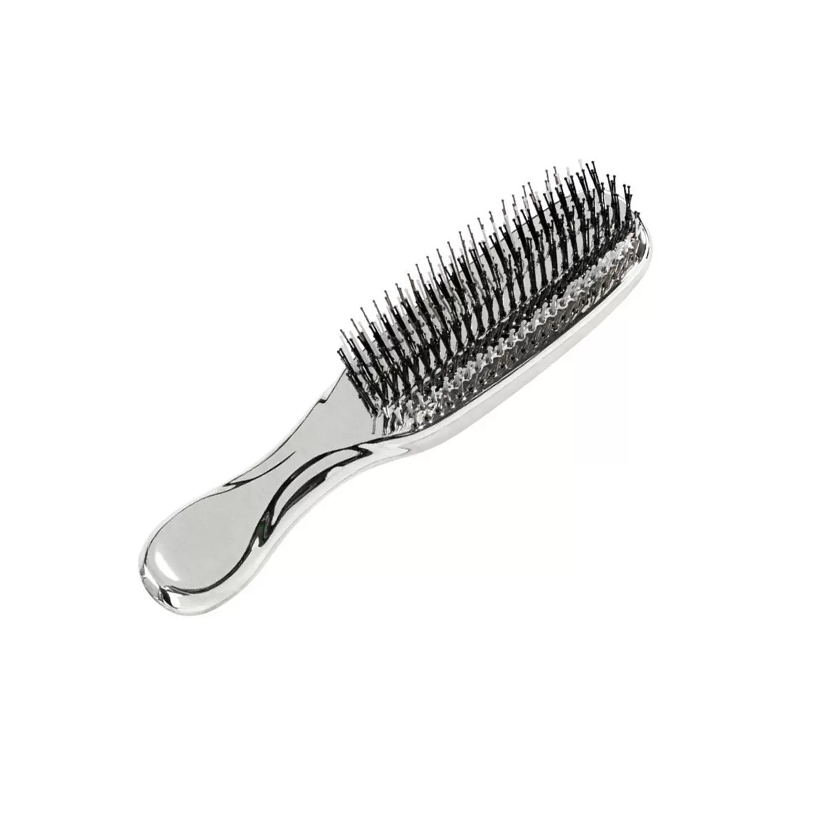 INF Zeus kam med höga och låga tänder - Skalpmassage, antistatisk hårkam som reder ut tovor Silver