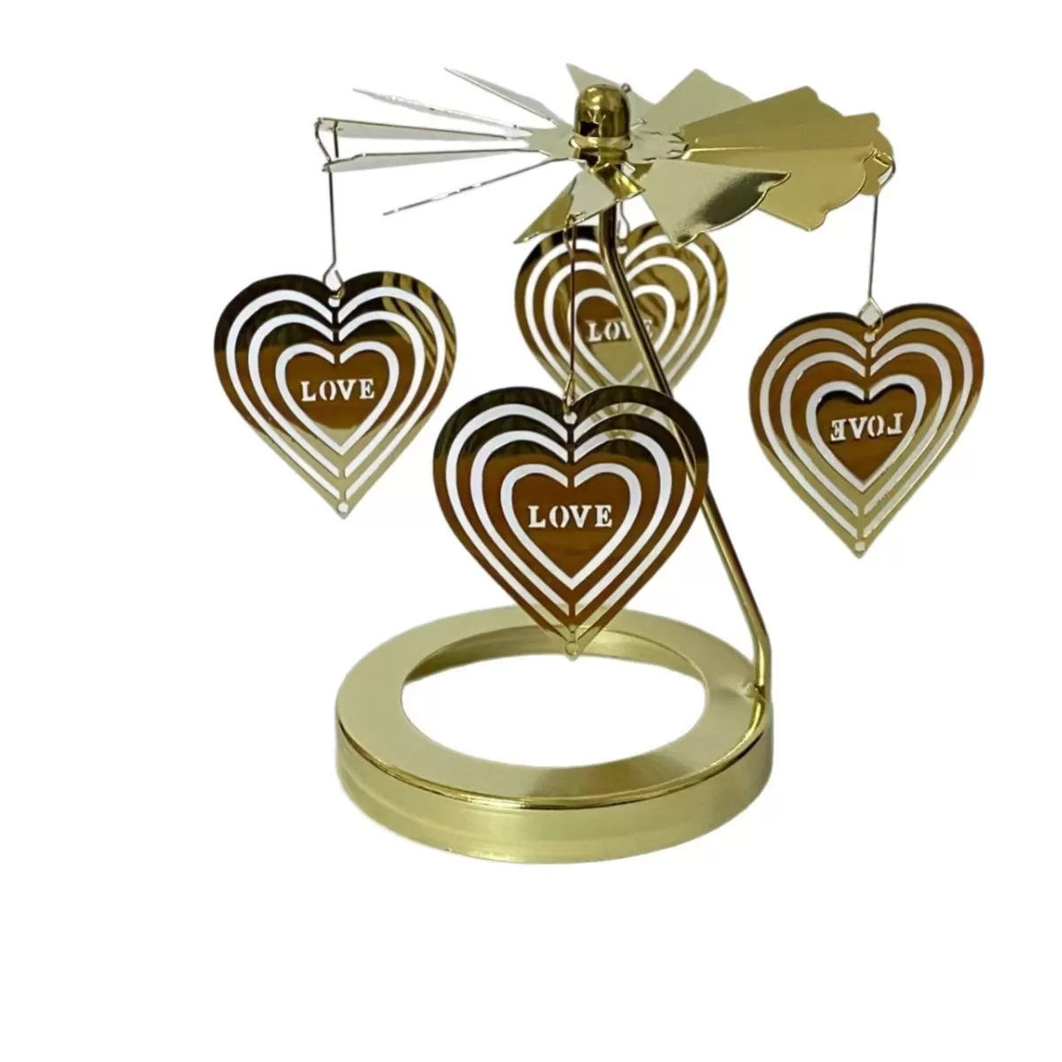 INF Roterande Ljushållare med 9,0 cm Bas - Termisk Karusell för Aromaterapi