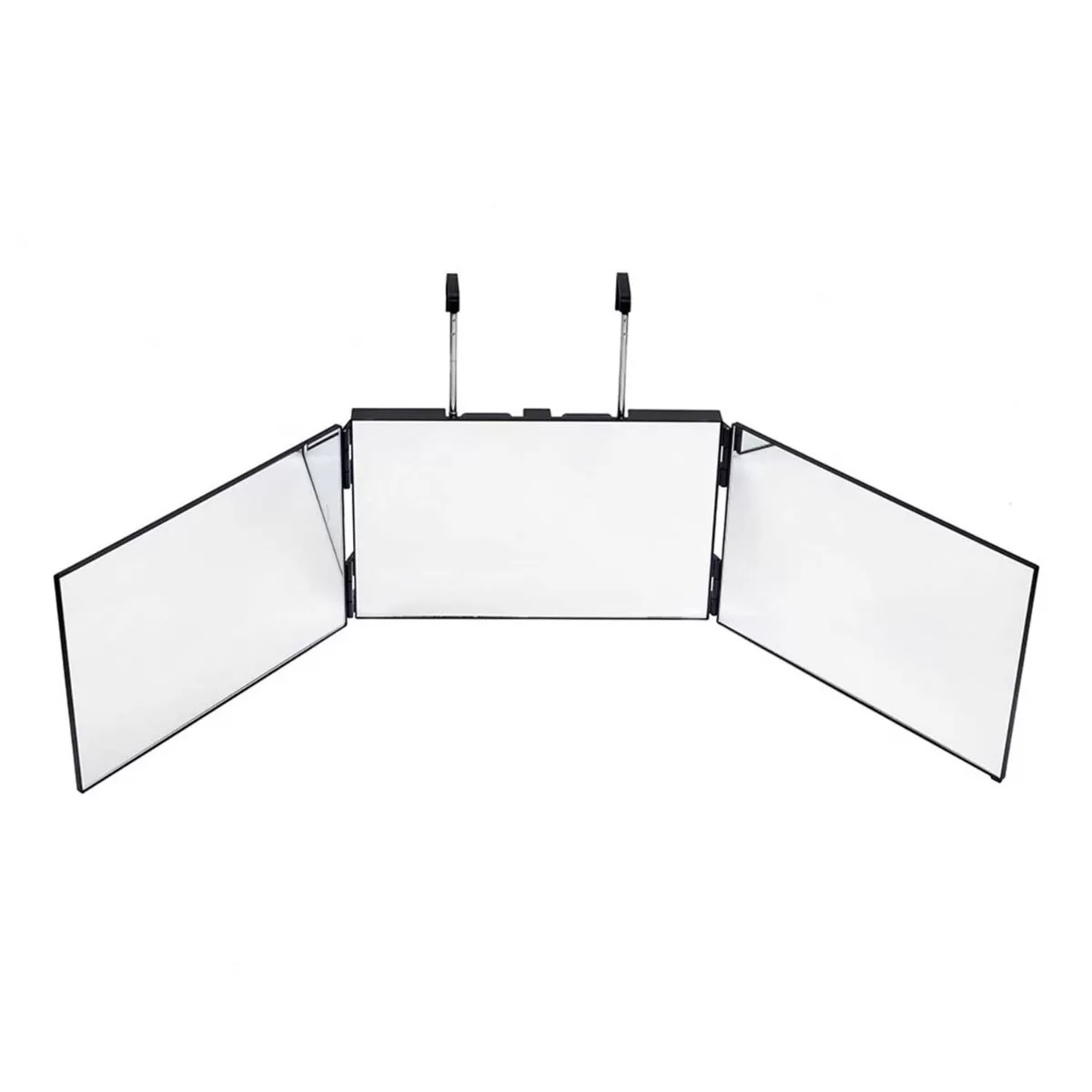 INF Liten Svart Hopfällbar Hängande Sminkförstoringsspegel - Bärbar & Väggmonterbar