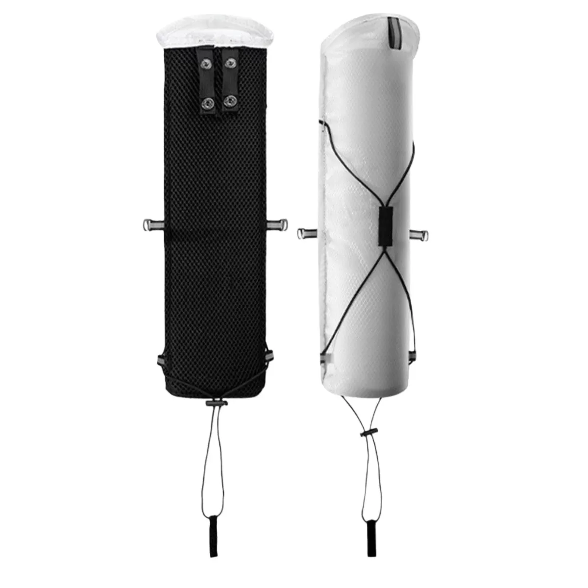 INF Utomhus Vandringsstav Väska - Portabel Pil Design Förvaringsväska för Gåstavar Vit
