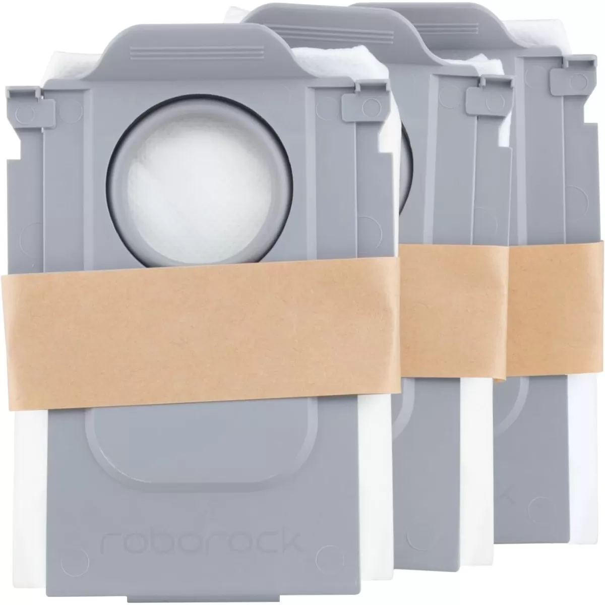 INF Dammpåse Ersättningsset (3-pack) kompatibelt med Roborock Qrevo, Saros 10, S8 Max-serien