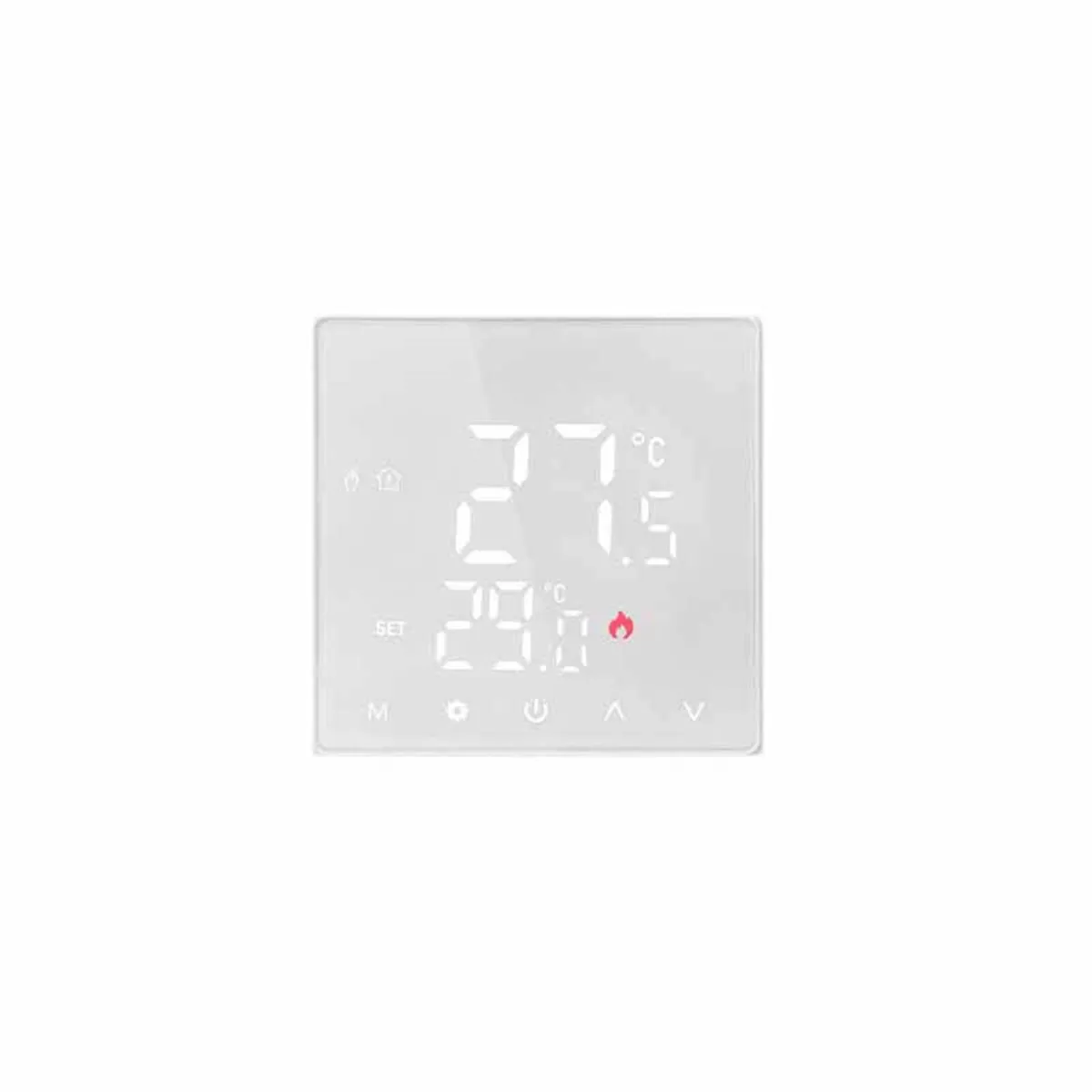 INF Smart WiFi Termostat för Vattenuppvärmning - App & Röststyrning, Energibesparing Vit