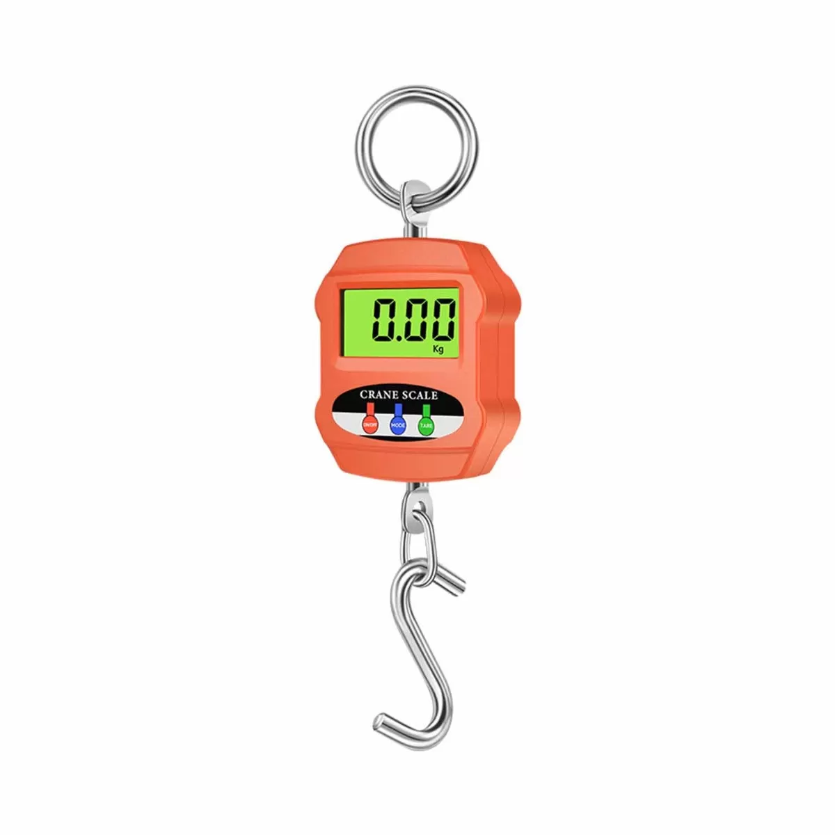 INF 300kg Digital Hängvåg - Portabel Elektronisk Kranvåg med LCD-Display Orange