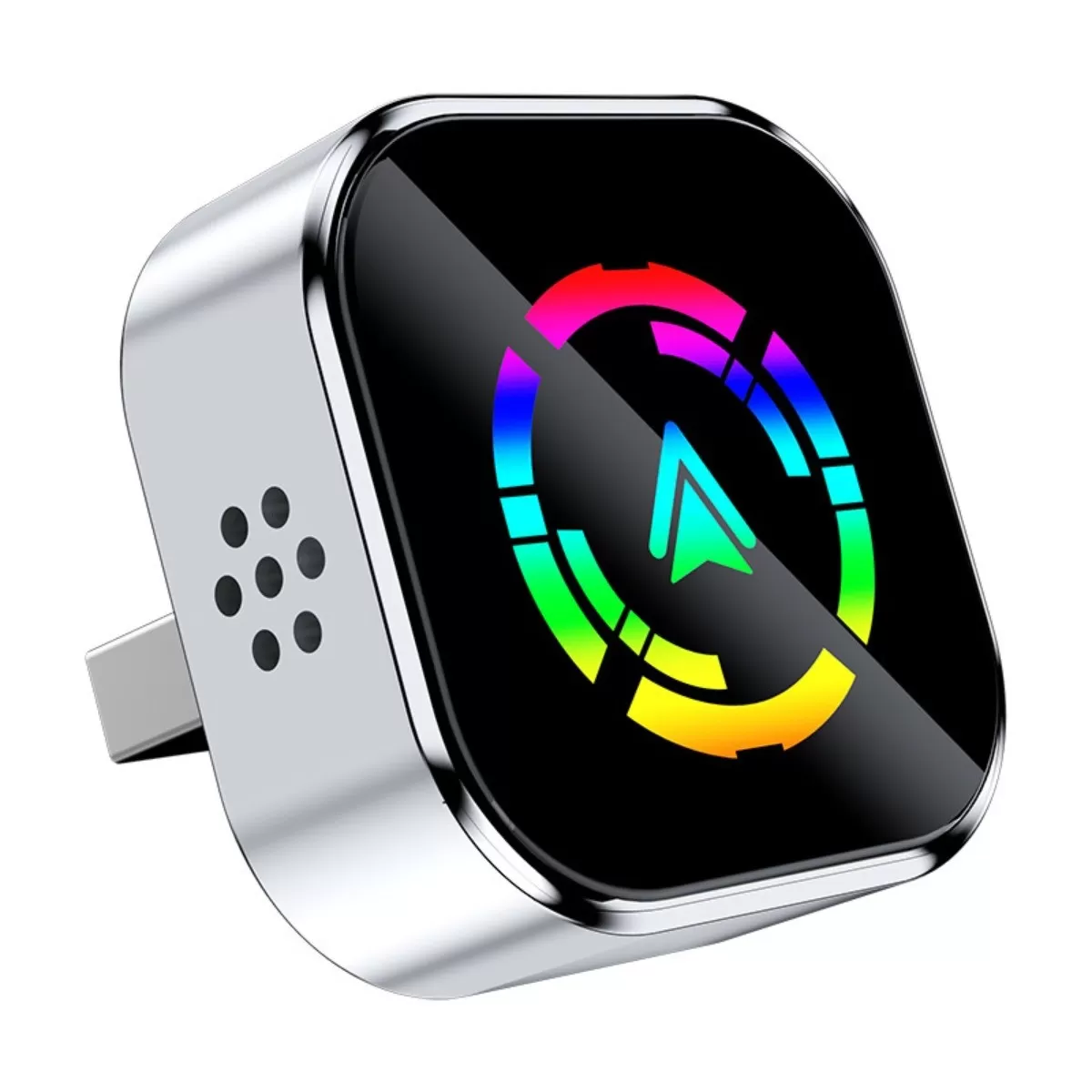 INF Smart Car Interconnection Box Silver – Trådlös CarPlay & Android Auto 2-i-1 Adapter