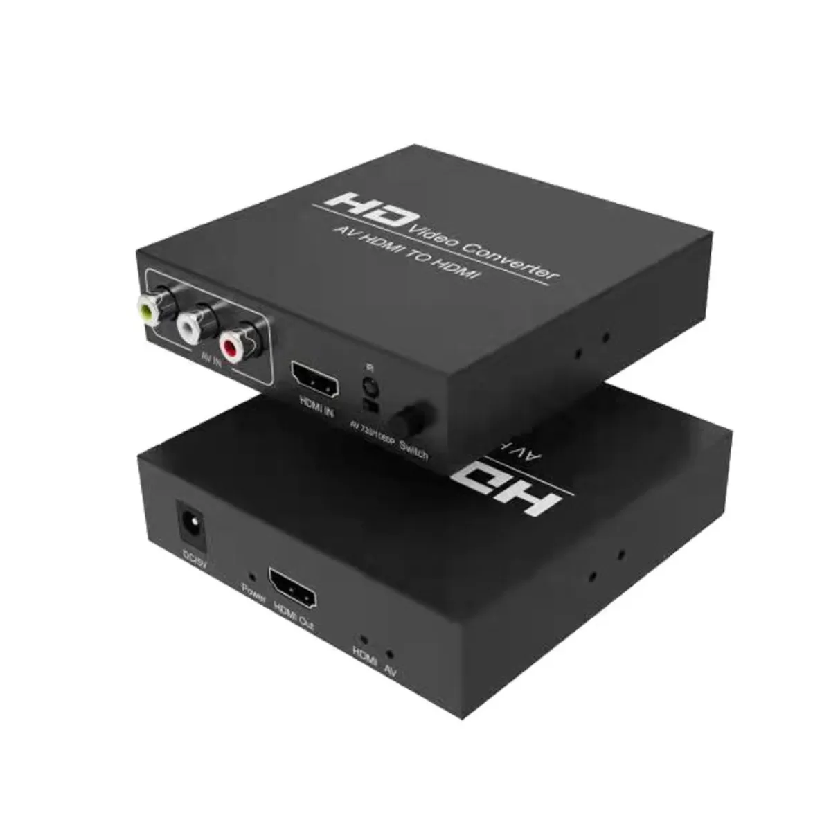 INF AV HDMI till HDMI CVBS Videokonverterare - 2-i-1 Switch med 4K Stöd