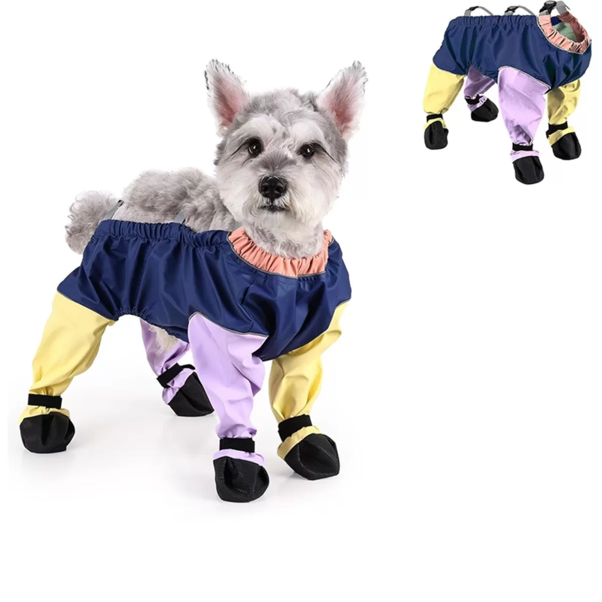 INF Hund Fyrbenta Byxor Anti-Smutsiga Skoskydd: Vattentäta, Halkfria, Andningsbara Tasskydd L