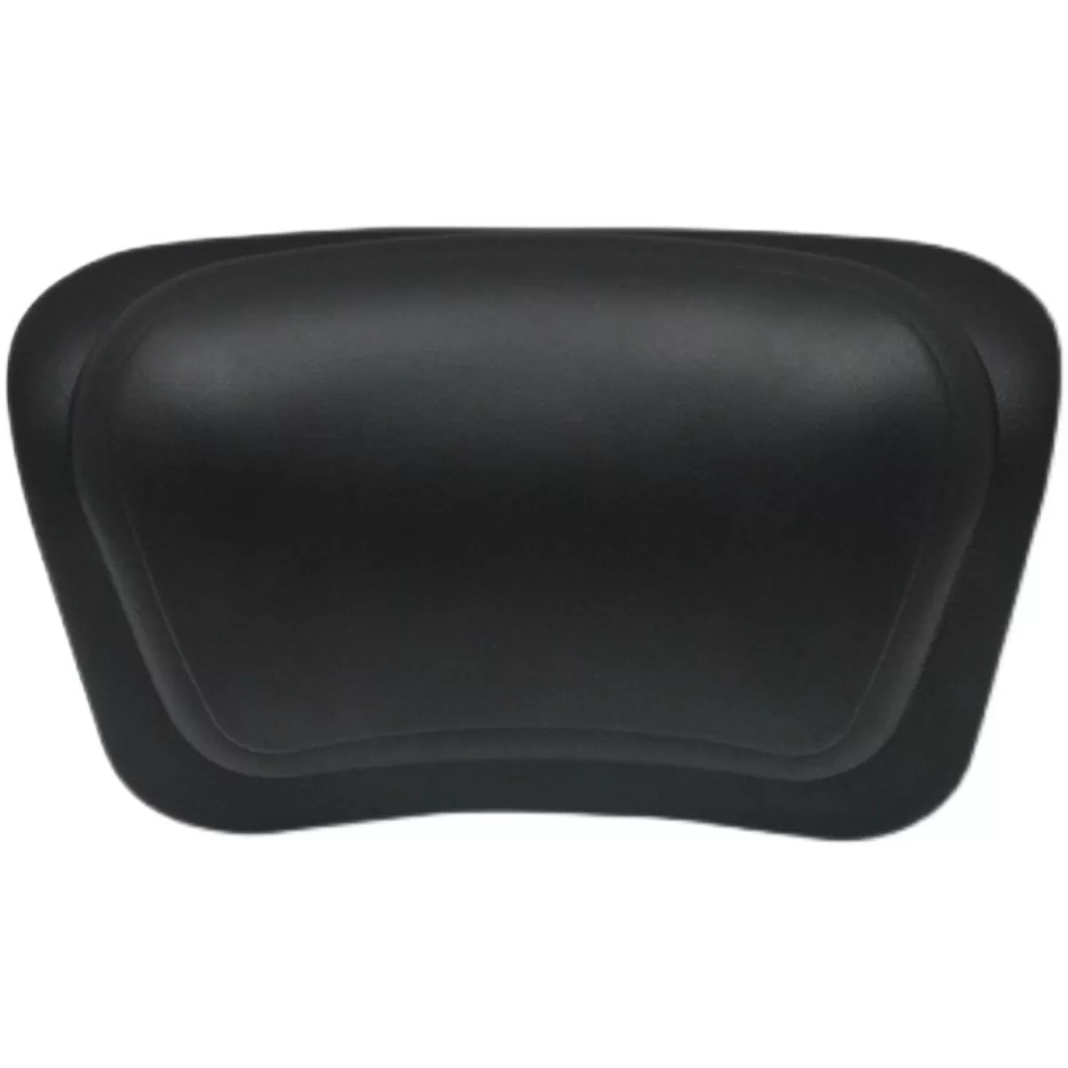 INF PU Badkudde med Sugkoppar - Vattentät och Halkfri för Ultimat Avkoppling Svart