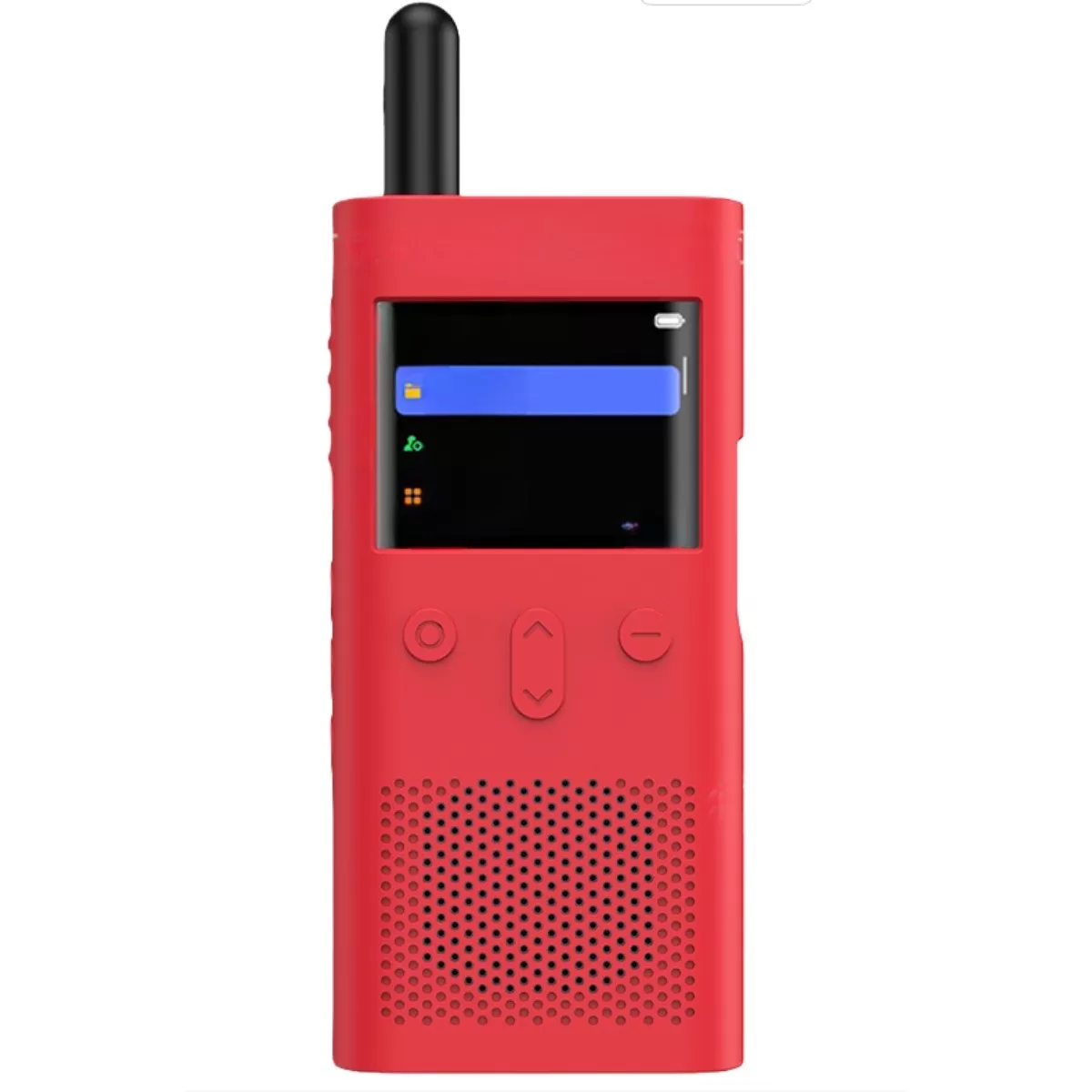 INF Skyddande silikonfodral kompatibelt med Xiaomi Public Network Walkie Talkie - Anti-repor, stötsäker Röd