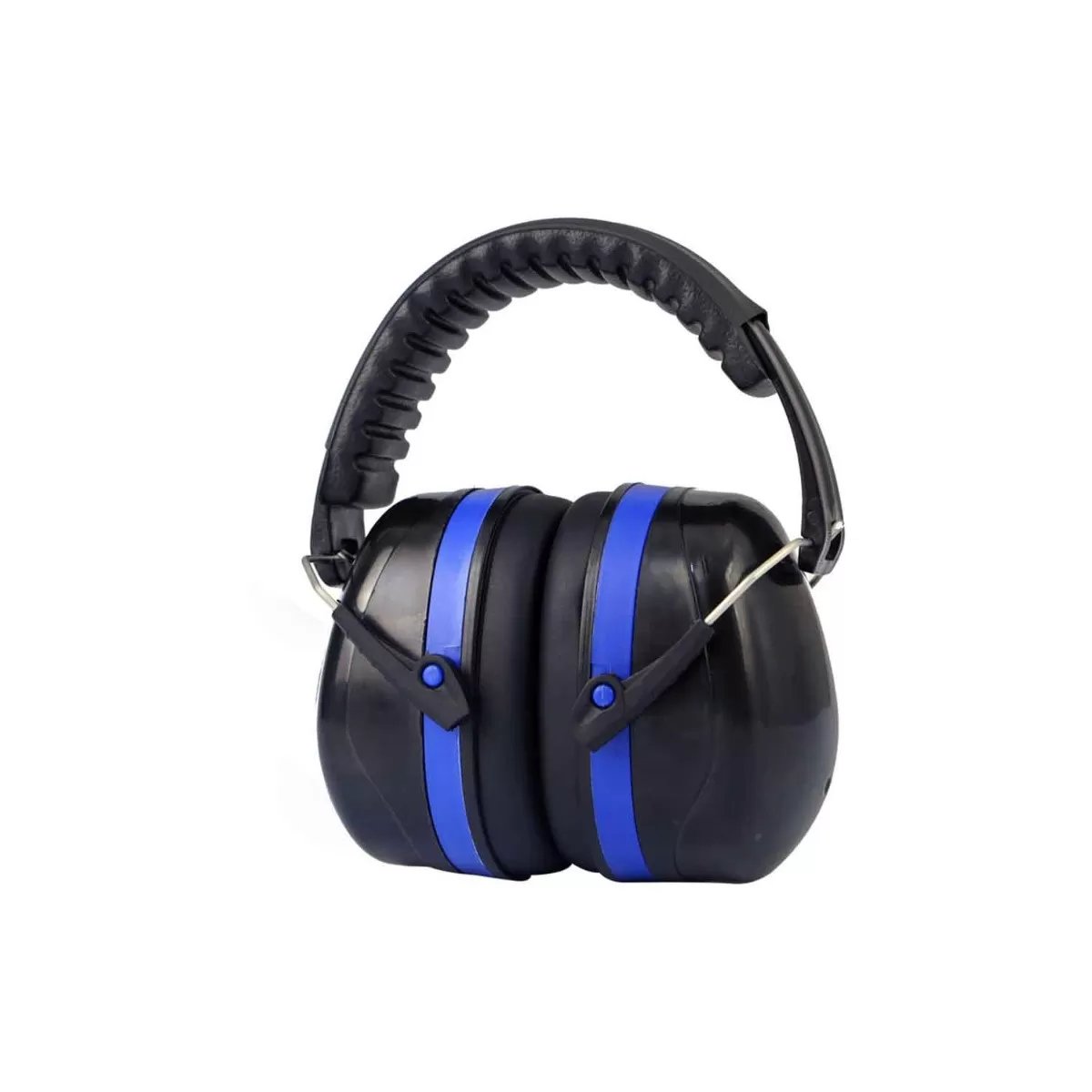 INF Hörselskydd med brusreducering - Justerbart huvudband, hörselskydd för skytte, industriell användning Blå+svart