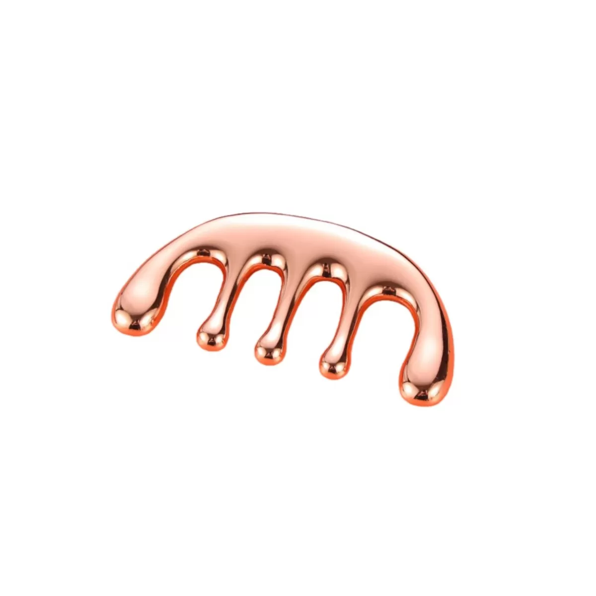 INF Zinklegering Femfingermassagekam – Avslappning för Skalp & Kroppsmuskler, Ansiktslyftningsverktyg