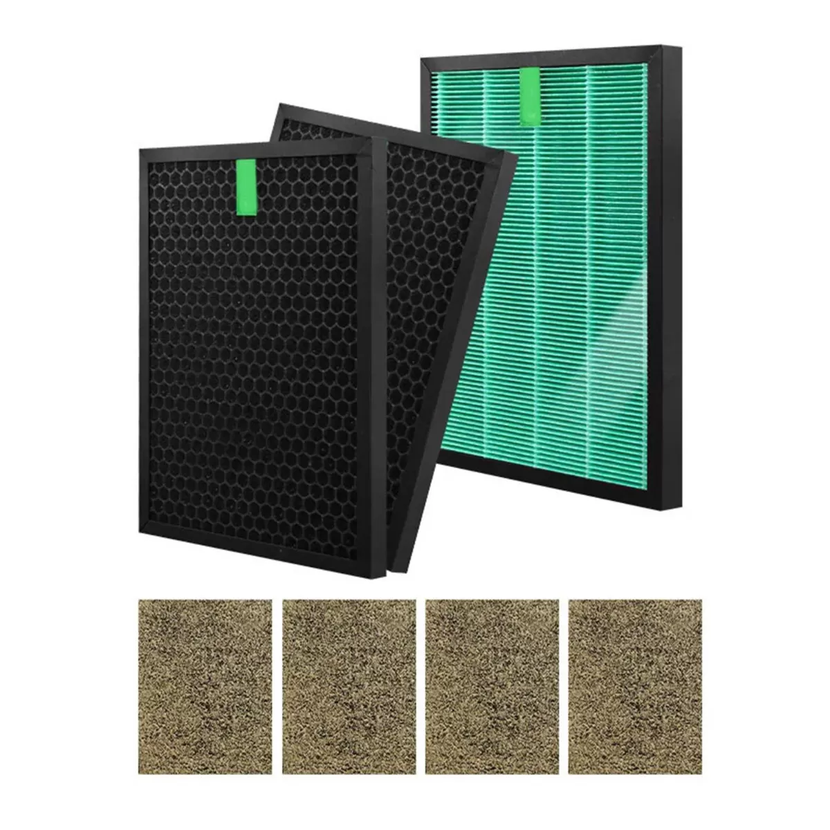 INF Ersättningsfilter kompatibelt med Coway AP-1220B luftrenare - HEPA & aktivt kolfilterset