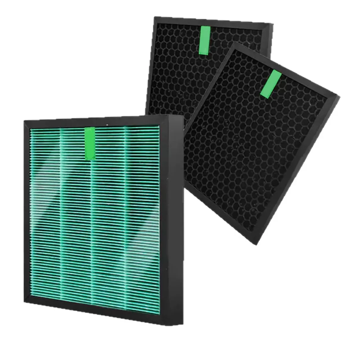 INF Luftrenarfilter Ersättning Kompatibelt med DAIKIN MC55USCT7 MC40USCT7, HEPA & Kolfilter