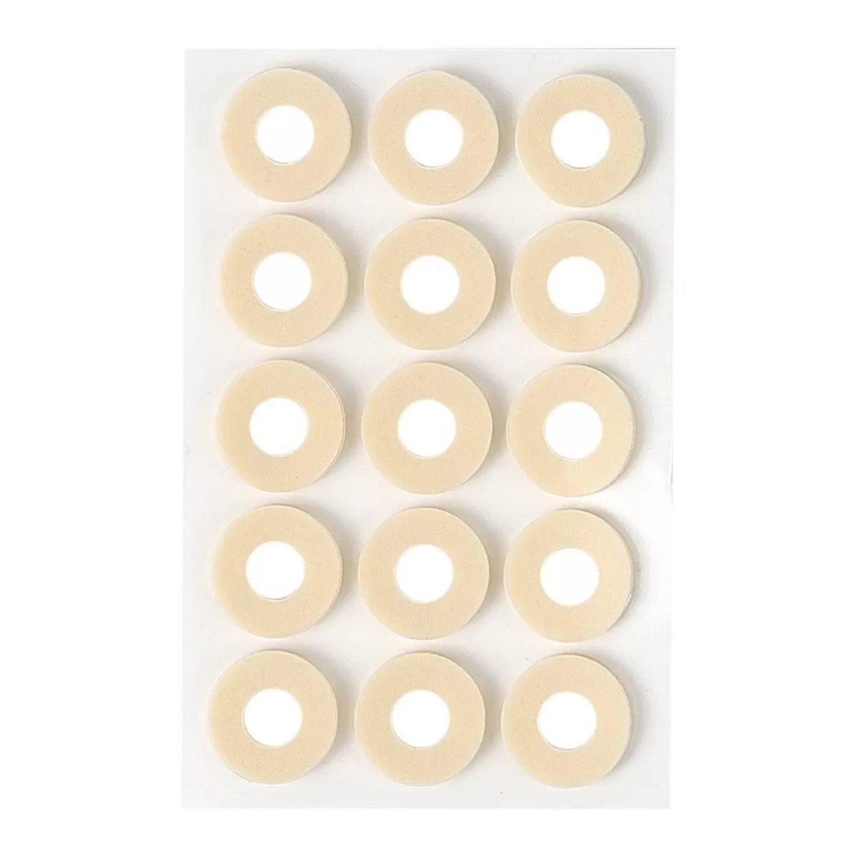 INF Beige Små Runda Liktornsplåster (10-pack) - Latex Svamp Förhårdnader Kudde för Fotskydd