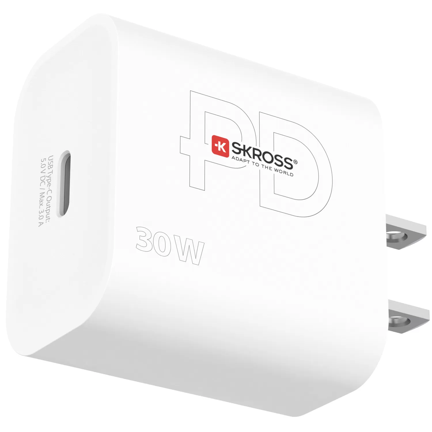 SKROSS Reseladdare USA/Japan m.fl. USB-C PD 30W Ojordad