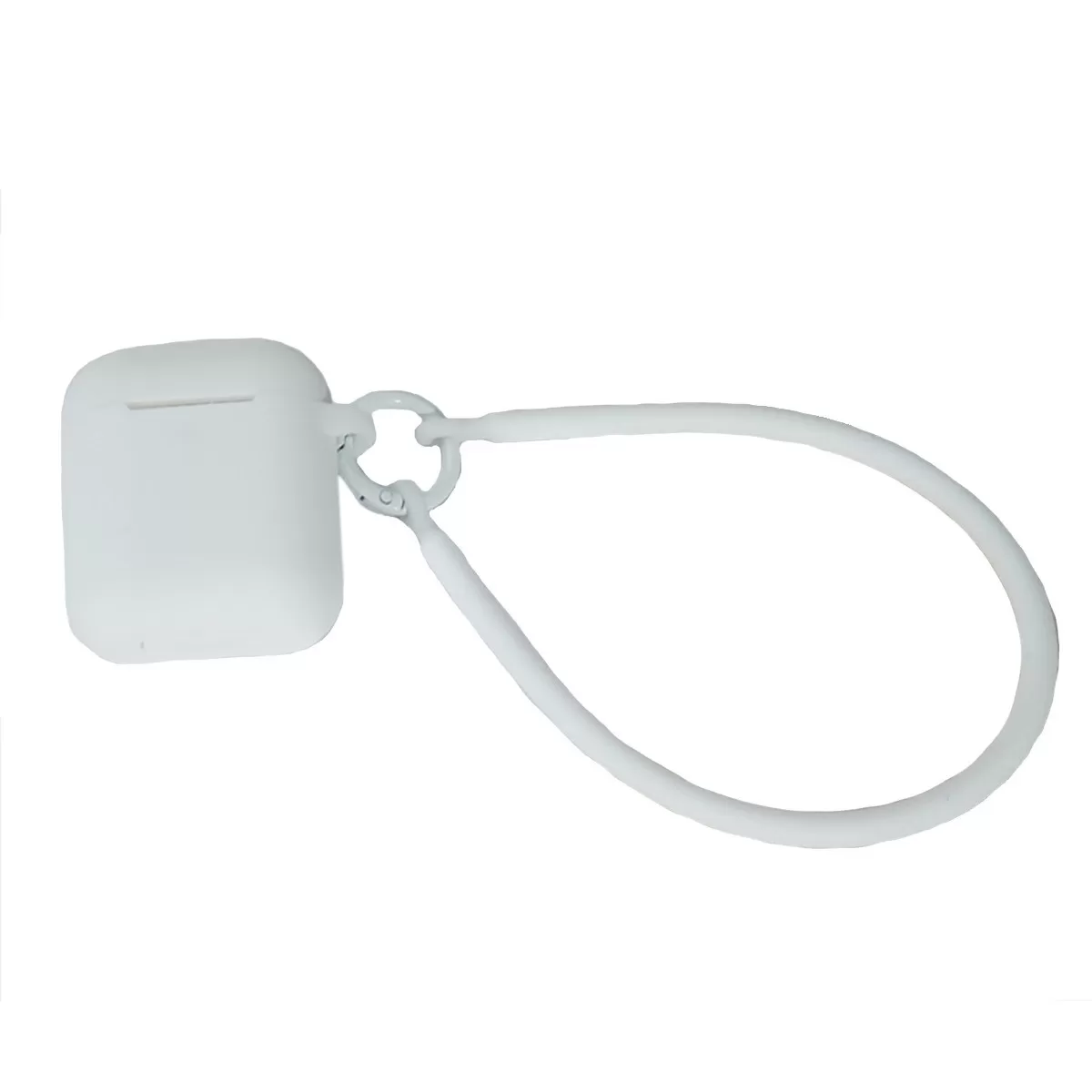 INF Bluetooth-earbuds skyddsfodral med nackrem kompatibelt med AirPods Pro 3 - Silikon Vit, Antiförlust Dammtät