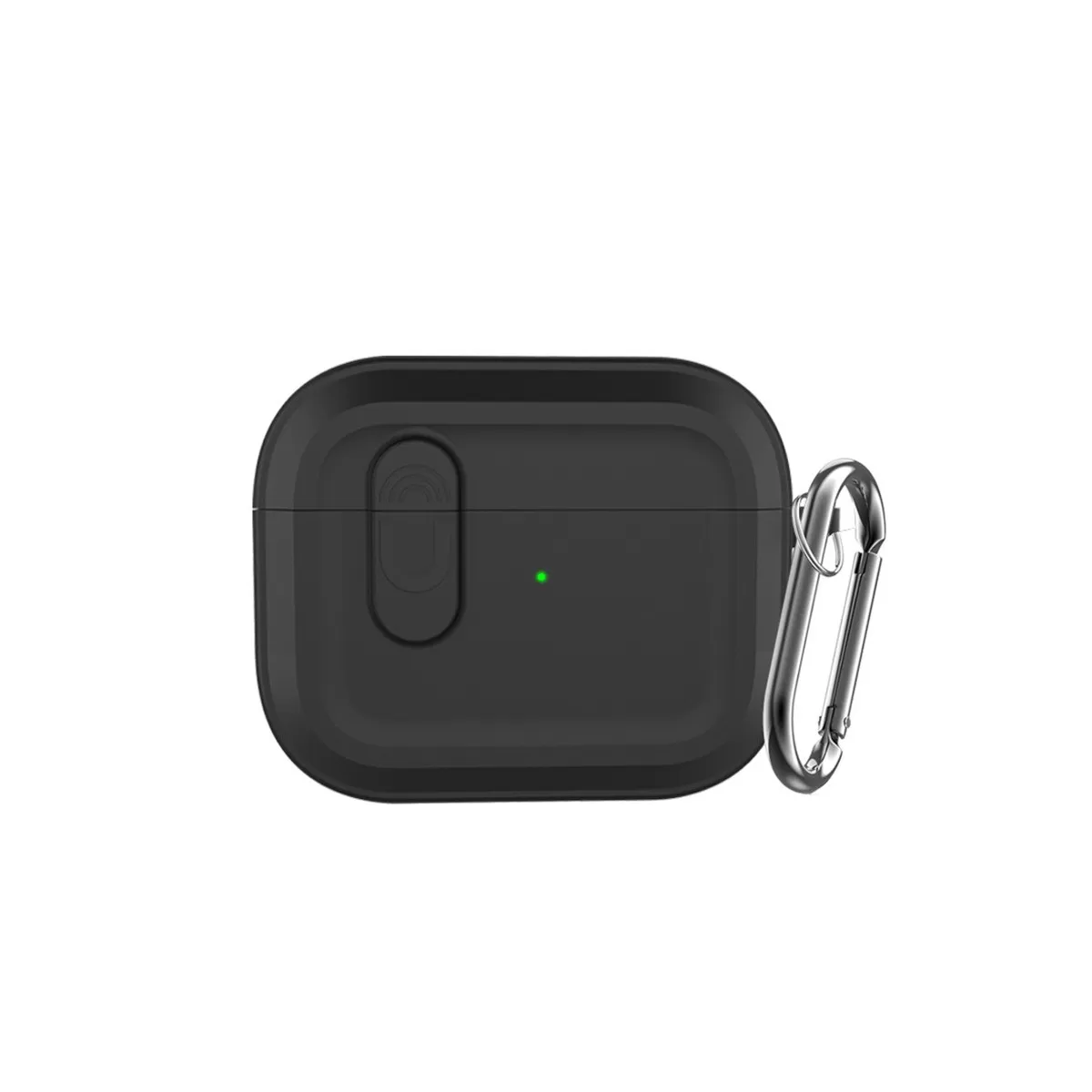 INF Bluetooth Earphone Protective Case kompatibelt med AirPods Pro 3 Magnetiskt Silikon Nyckelringfodral Svart