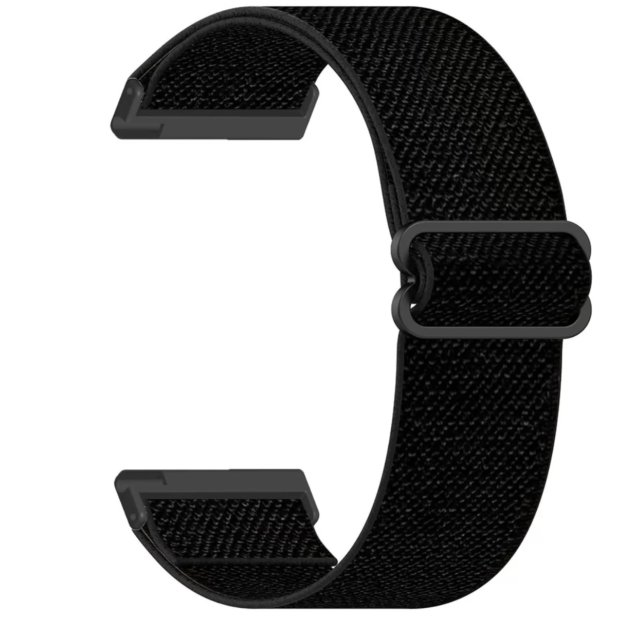 INF Elastiskt nylonarmband kompatibelt med Coros Nomad och Apex 4, leopardmönster ersättningsband med fjärilsspänne Svart