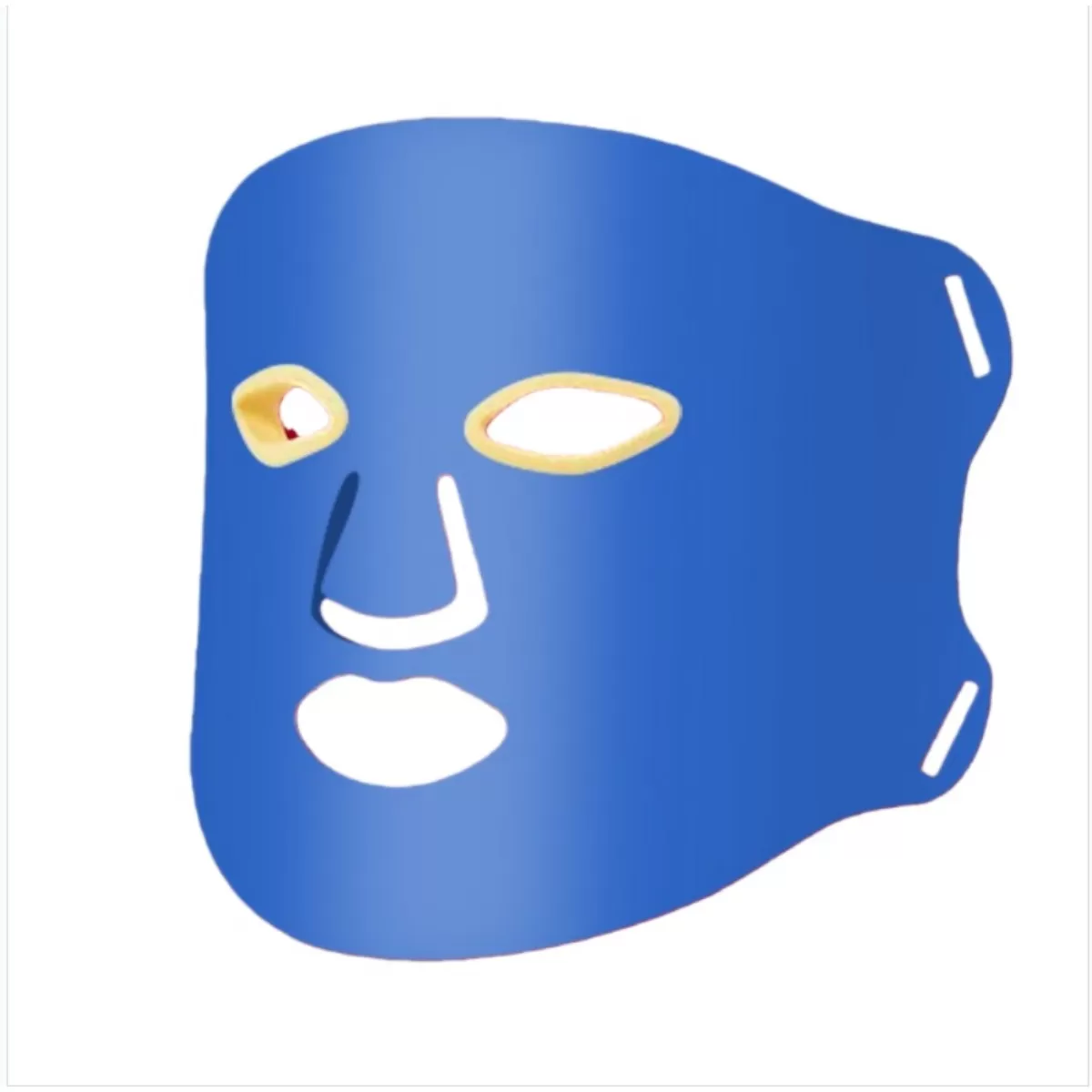 INF 7-färgers LED ansiktsmask fototerapi för hudföryngring och aknebehandling Blå