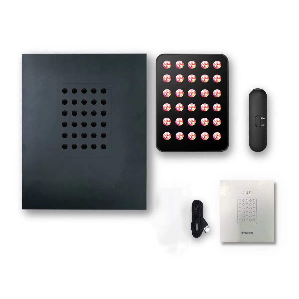 INF LED Light Therapy Device kompatibelt med Silicone Photon Skin Rejuvenation Lamp för Anti-Aging och Acne Treatment