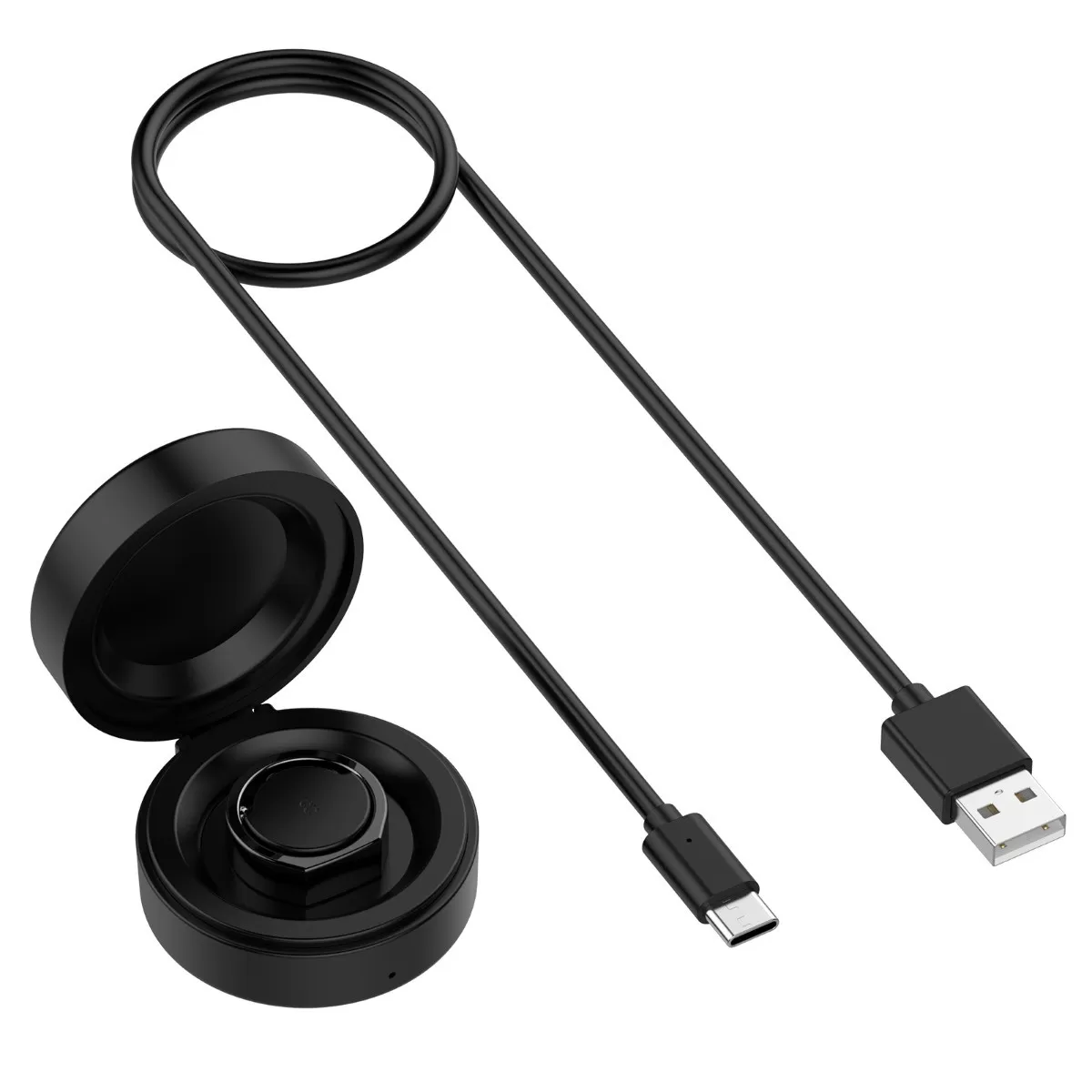 INF Laddningsfodral för OURA Ring Gen 4 kompatibelt med Oura Ring Gen4 – Portabelt ABS TPE-laddningsfodral med probe-interface,