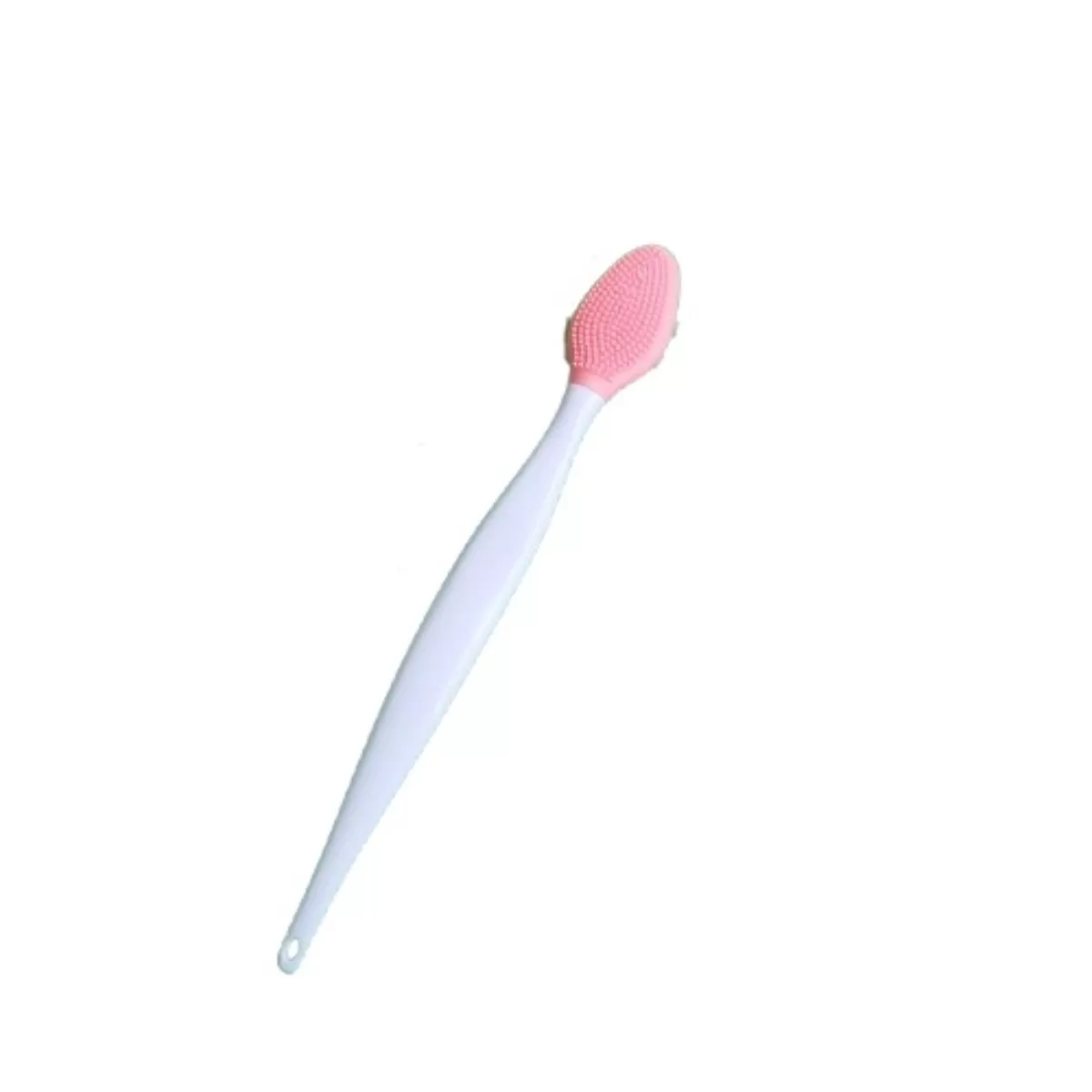 INF Silikonborste med dubbla ändar för näsa och läppar - 10-pack, mjukt silikonhuvud för borttagning av pormaskar och Rosa