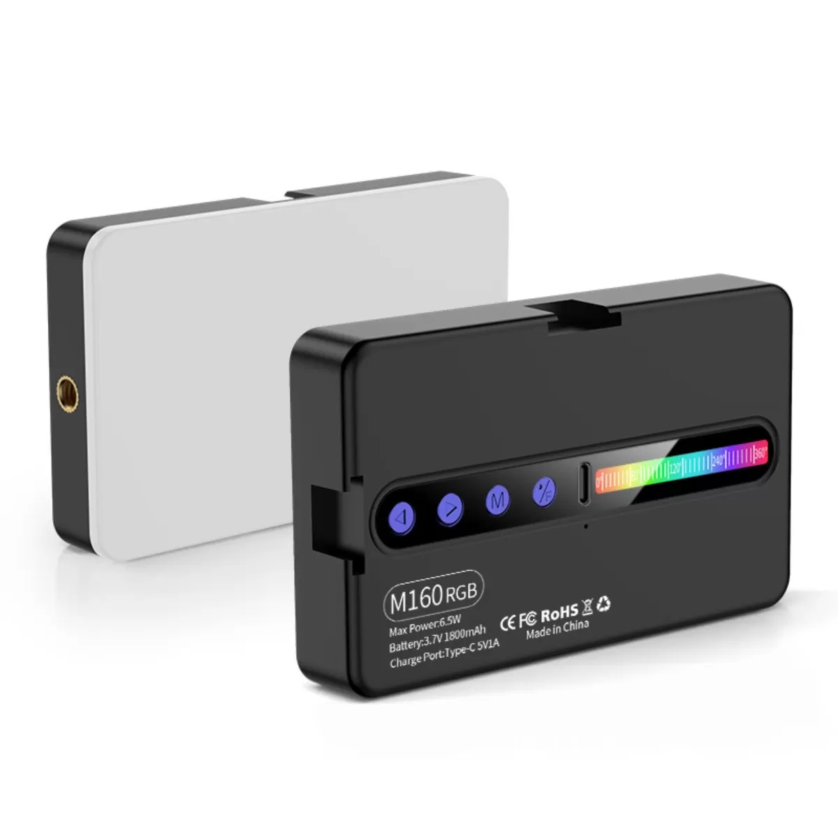 INF LED Fill Light RGB Long Single Lamp 6.5W uppladdningsbar 1800mAh Bi-color CRI95+ för foto och video